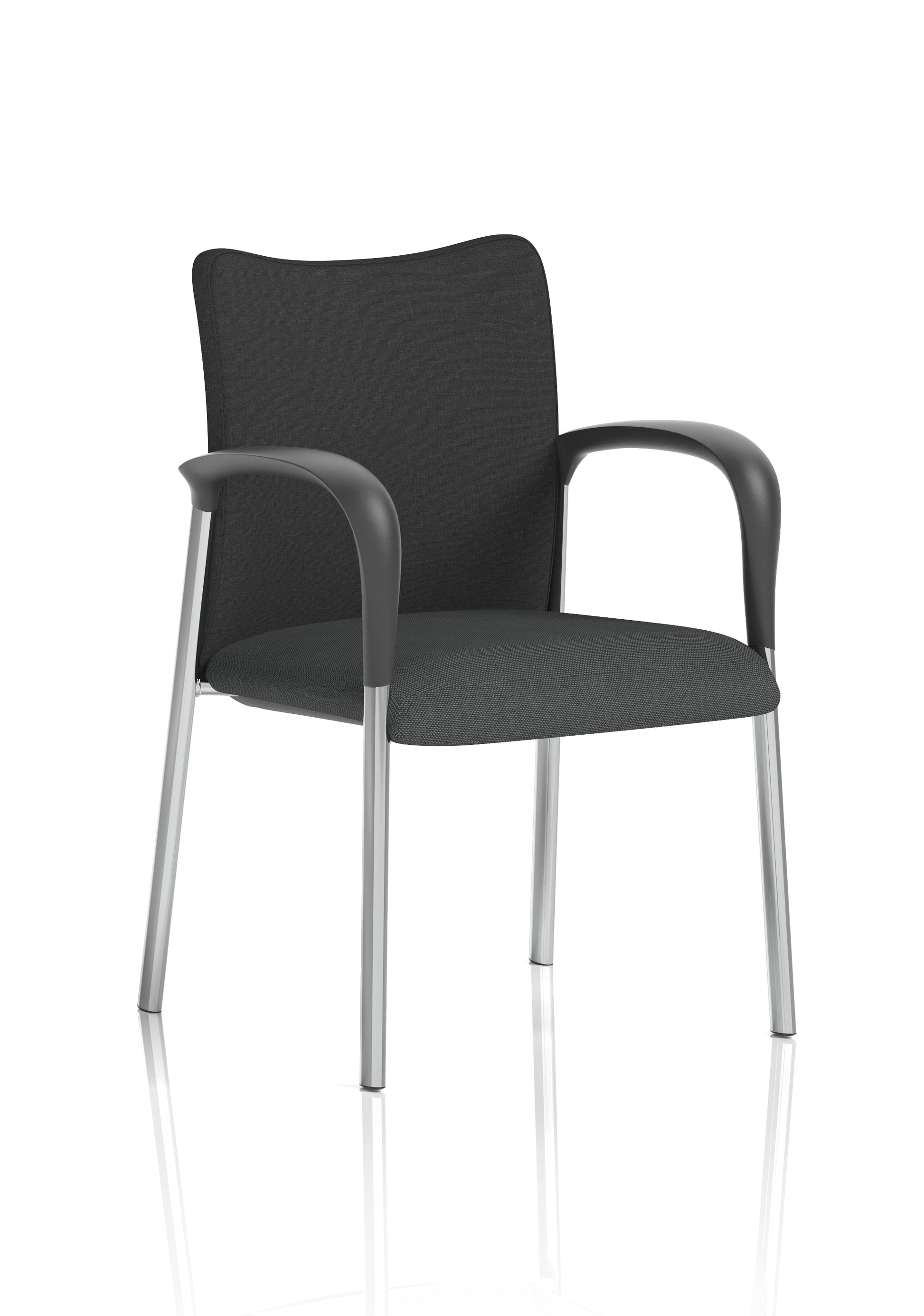 Academy Stacking Medium Back Visitor Office Chair In Quest Fabric