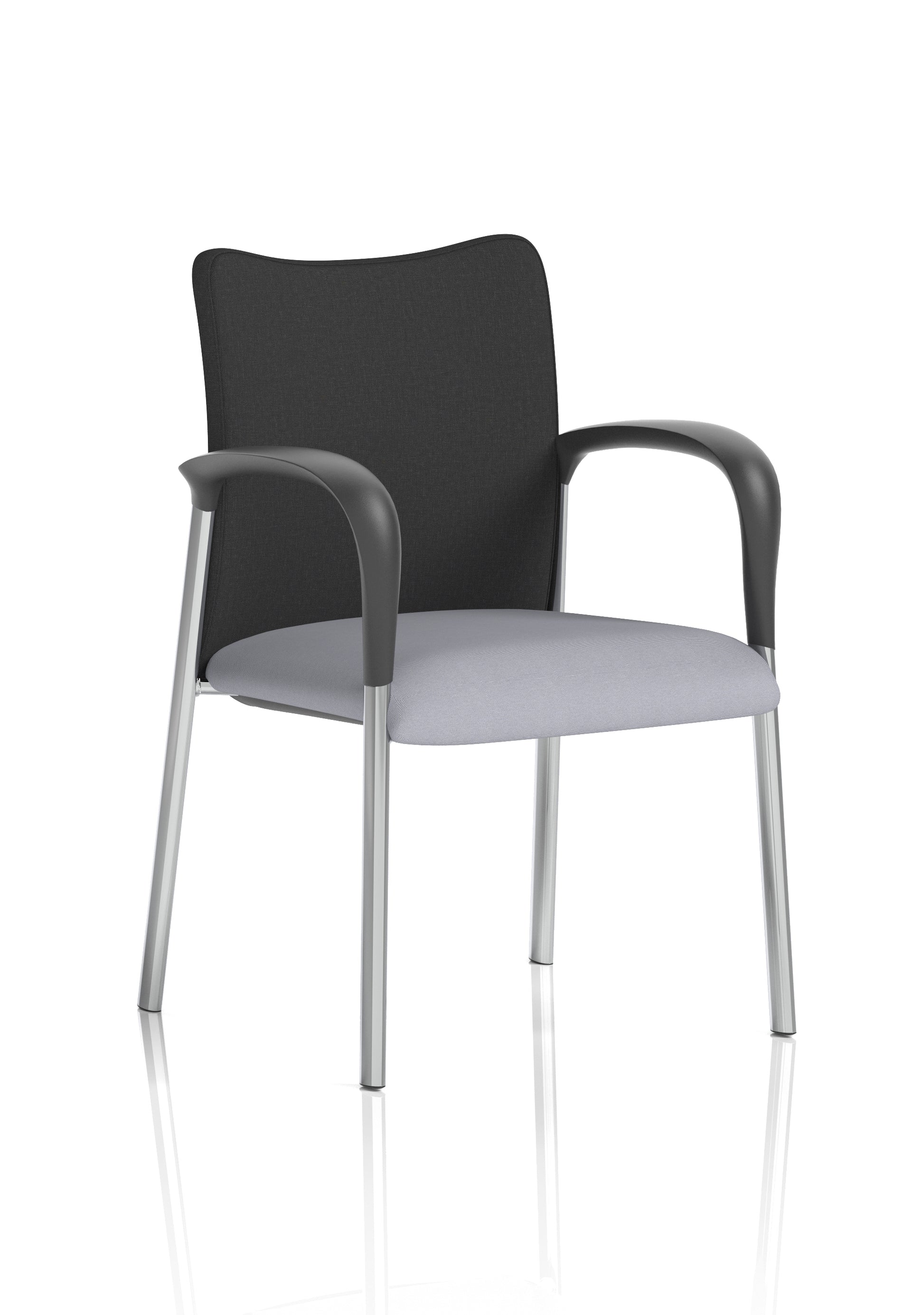 Academy Stacking Medium Back Visitor Office Chair In Quest Fabric