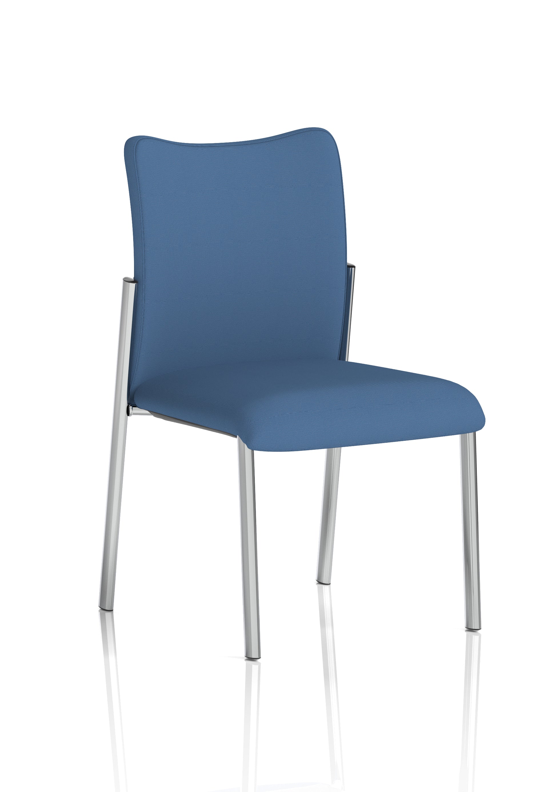 Academy Stacking Medium Back Visitor Office Chair In Quest Fabric