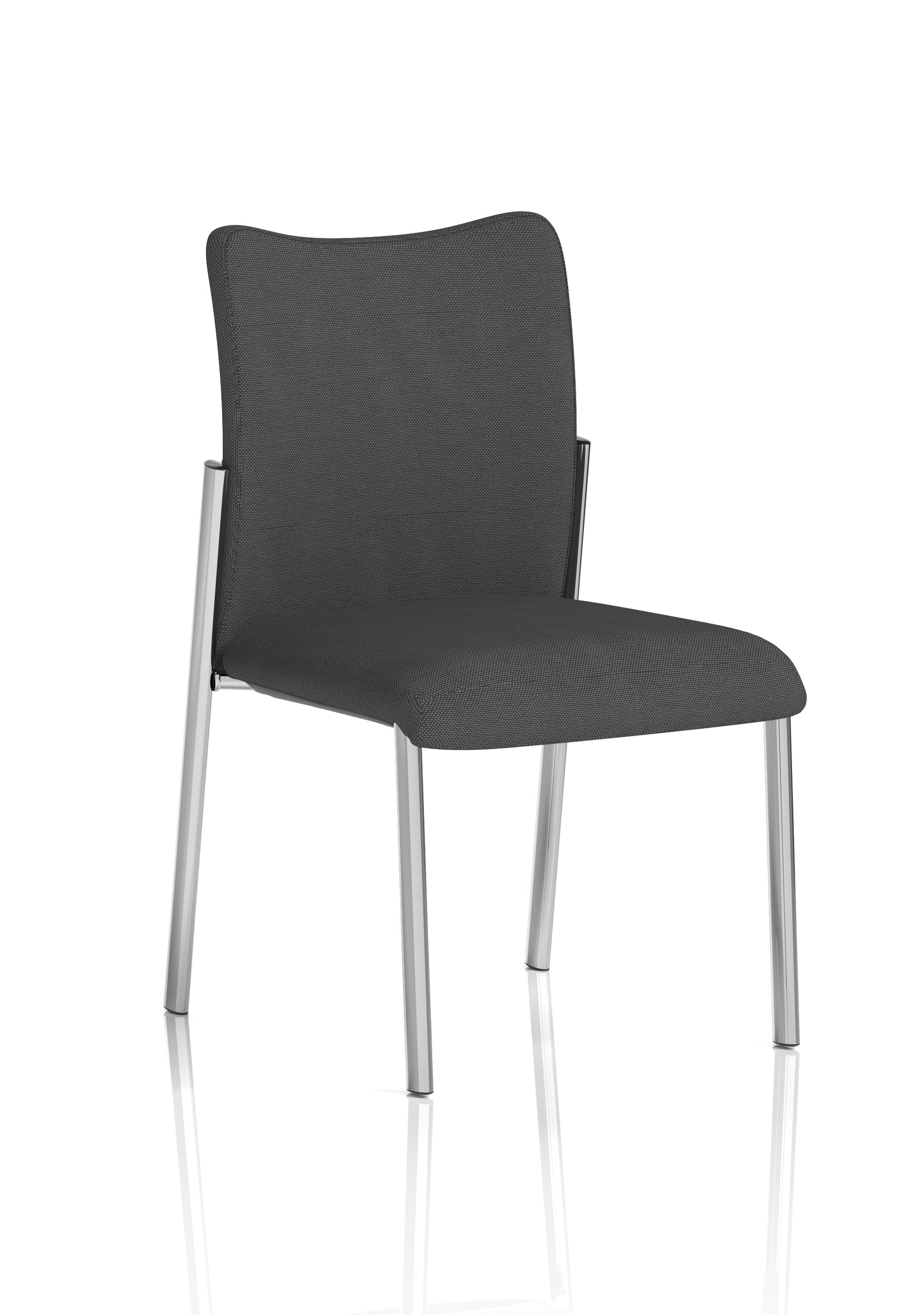 Academy Stacking Medium Back Visitor Office Chair In Quest Fabric