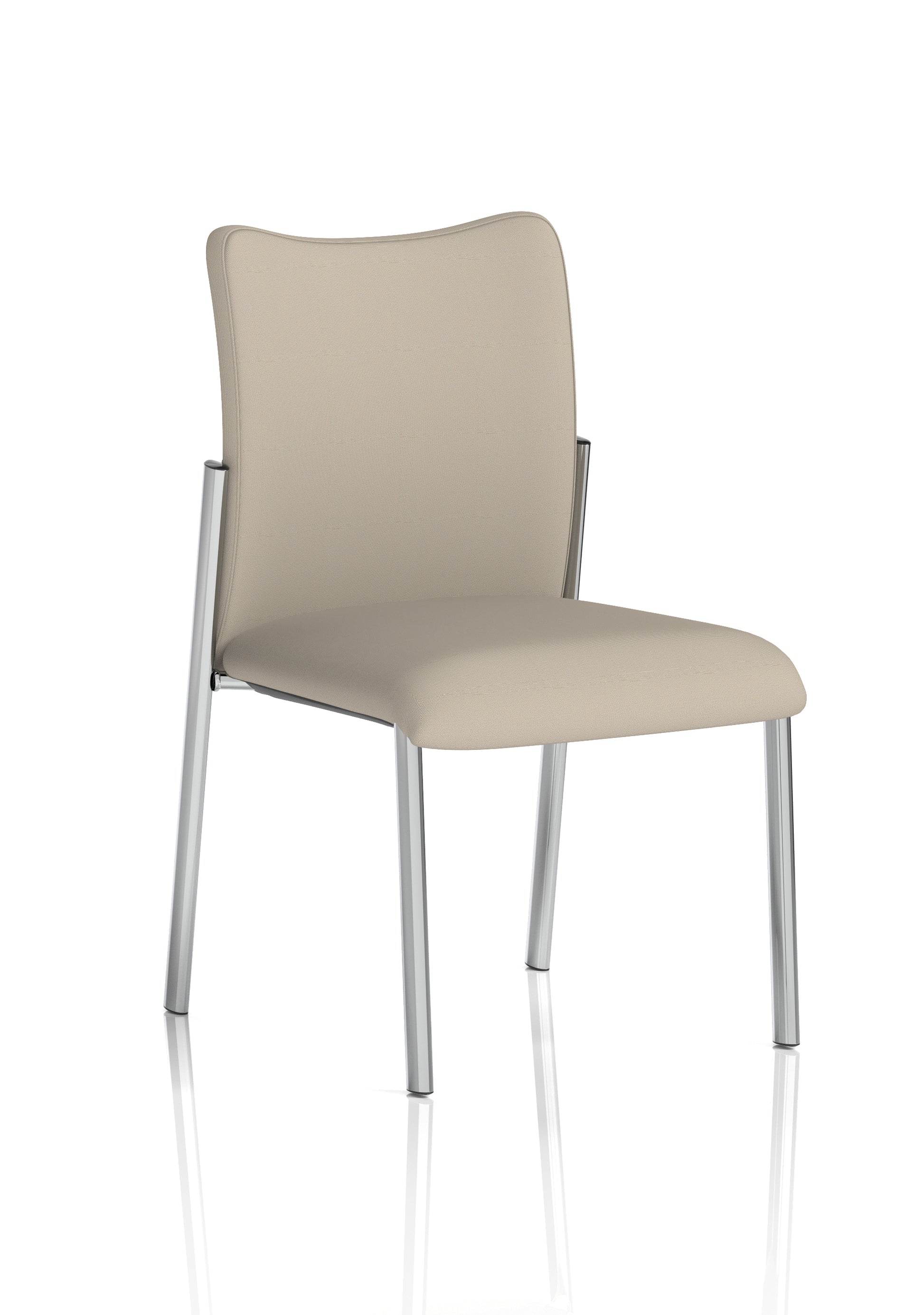 Academy Stacking Medium Back Visitor Office Chair In Quest Fabric