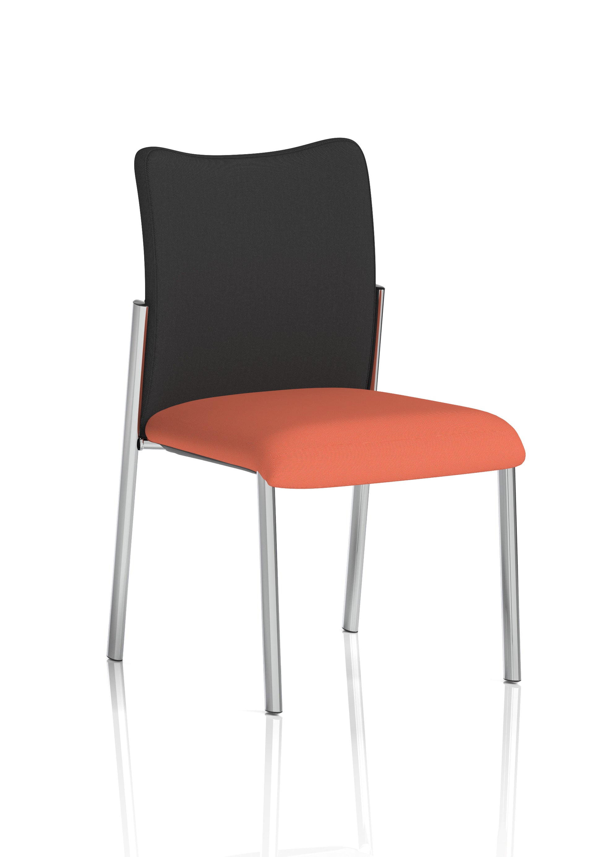 Academy Stacking Medium Back Visitor Office Chair In Quest Fabric