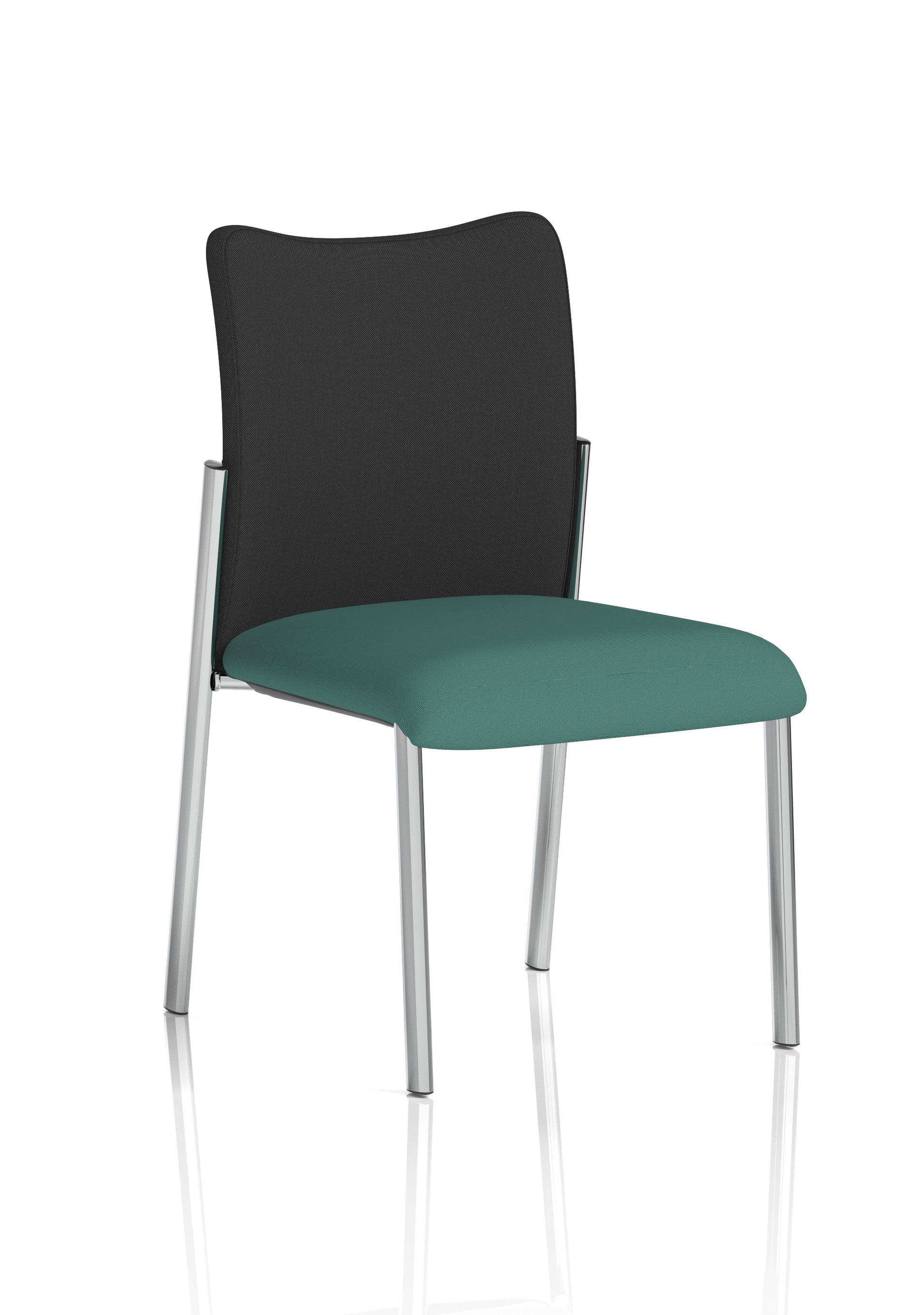 Academy Stacking Medium Back Visitor Office Chair In Quest Fabric