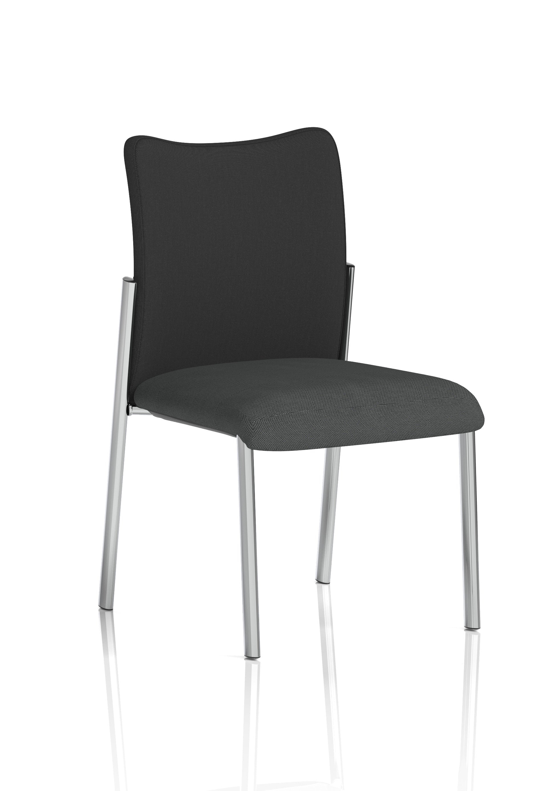 Academy Stacking Medium Back Visitor Office Chair In Quest Fabric