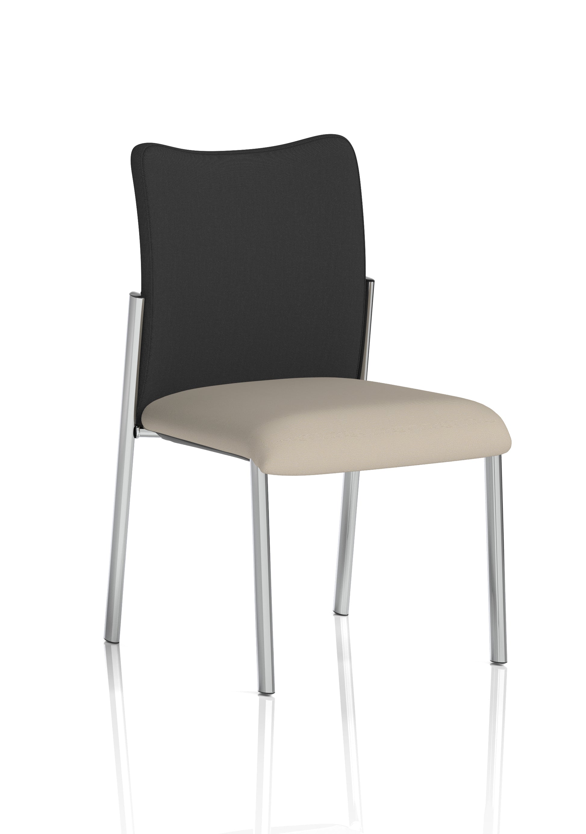 Academy Stacking Medium Back Visitor Office Chair In Quest Fabric
