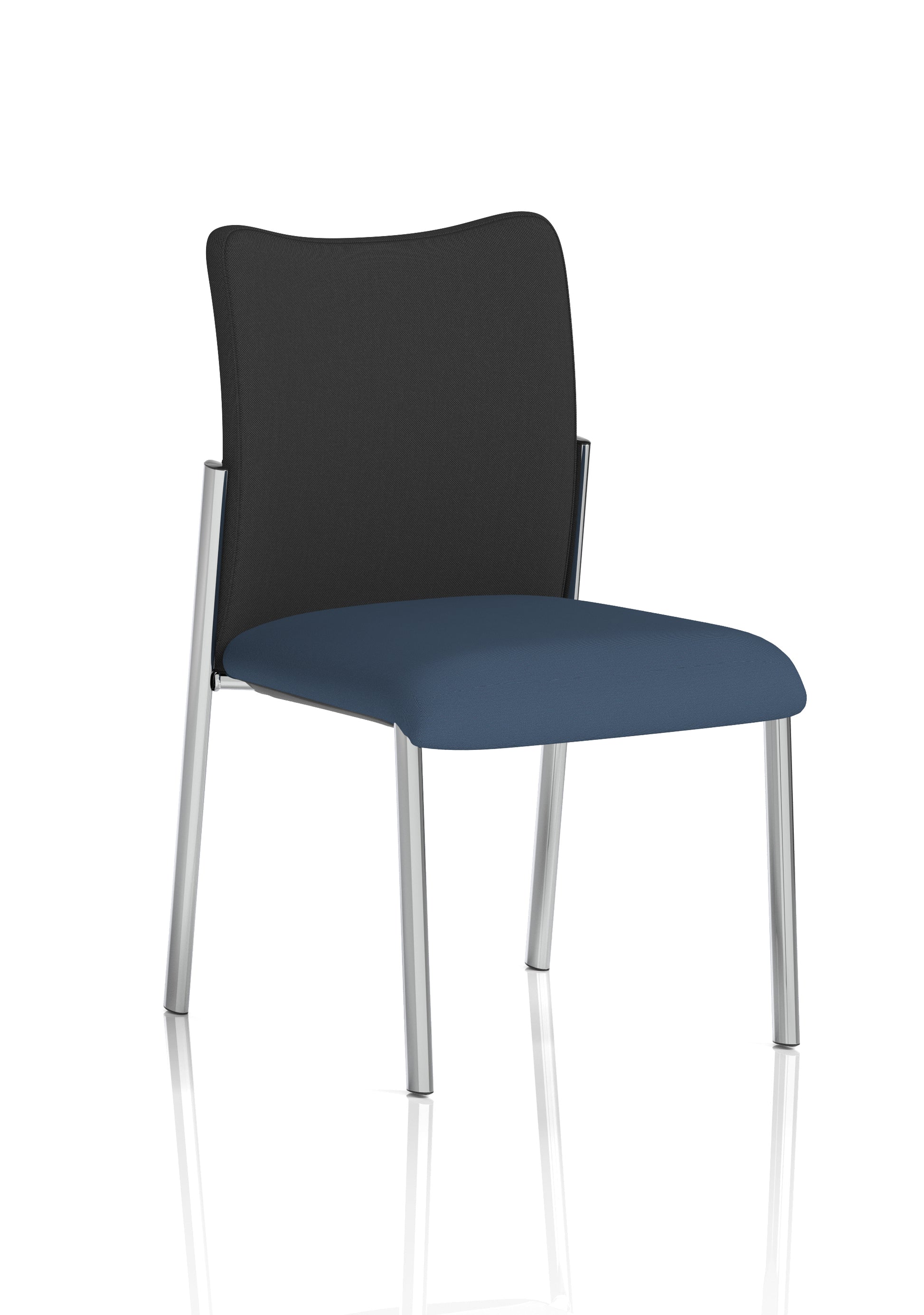 Academy Stacking Medium Back Visitor Office Chair In Quest Fabric