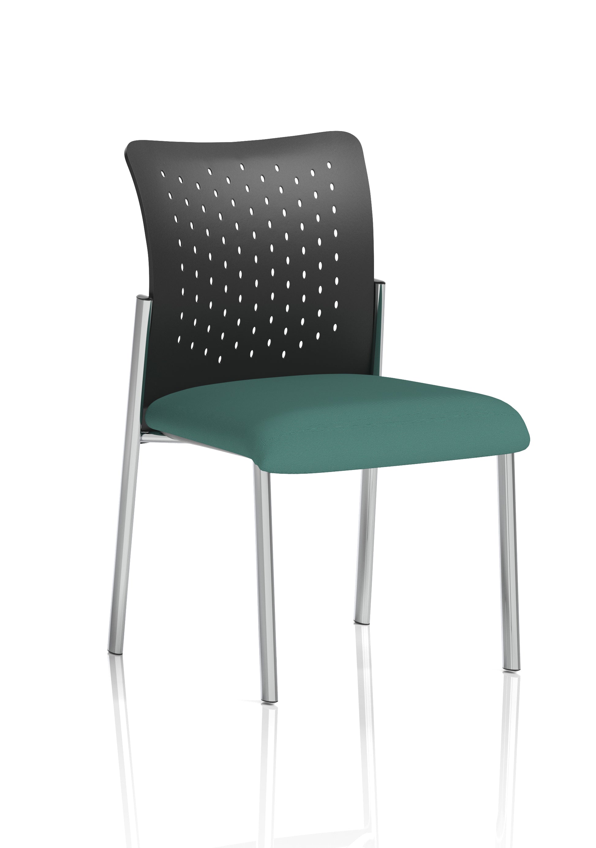 Academy Stacking Medium Back Visitor Office Chair In Quest Fabric