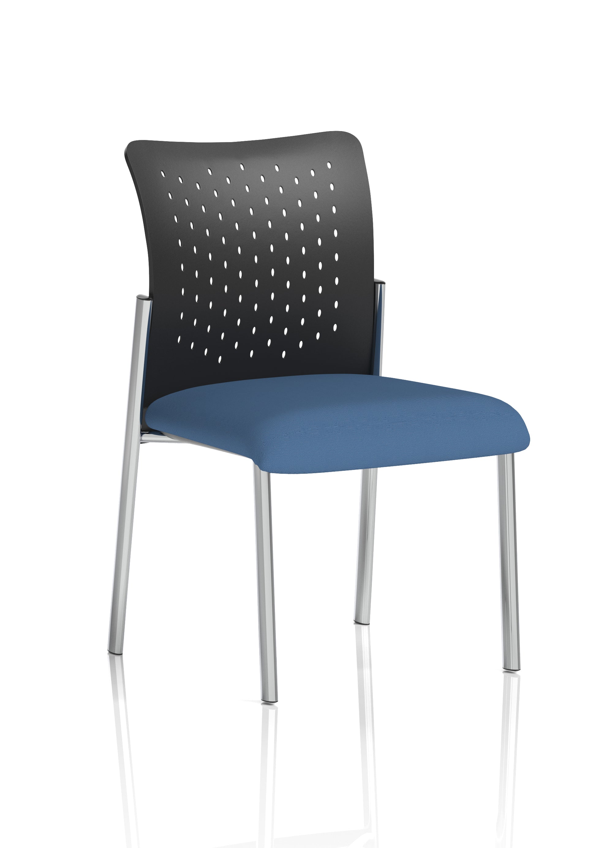 Academy Stacking Medium Back Visitor Office Chair In Quest Fabric
