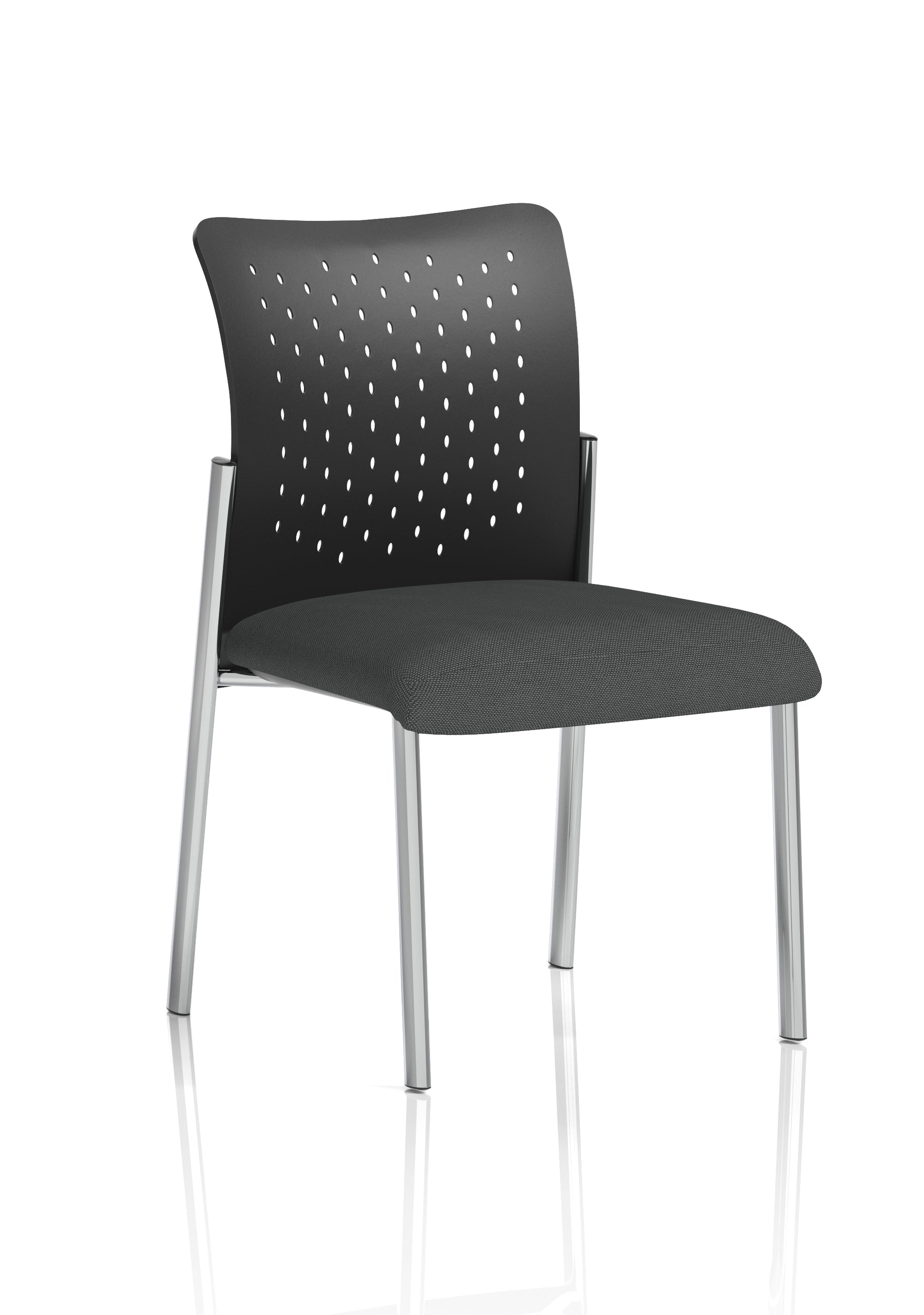Academy Stacking Medium Back Visitor Office Chair In Quest Fabric