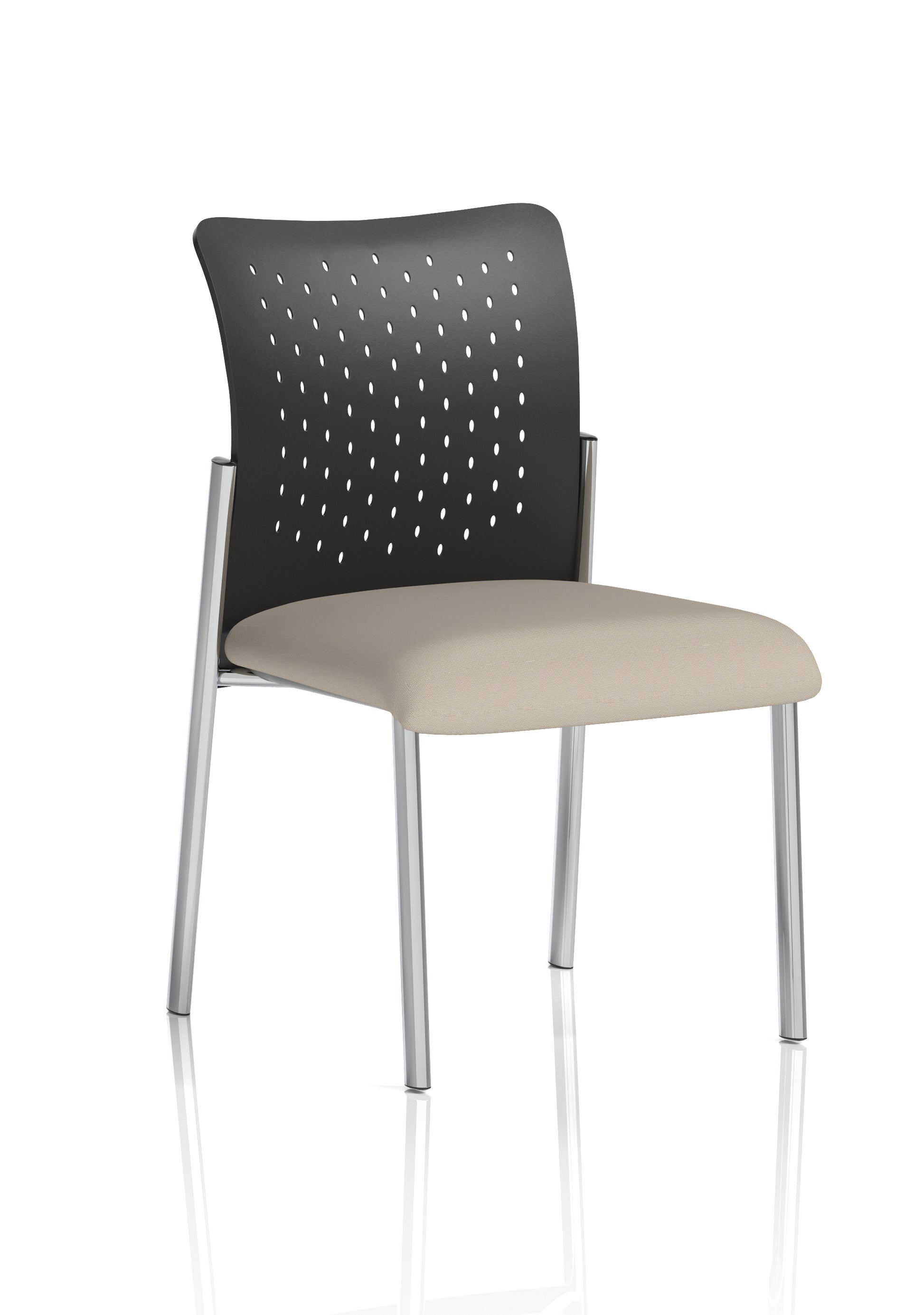 Academy Stacking Medium Back Visitor Office Chair In Quest Fabric