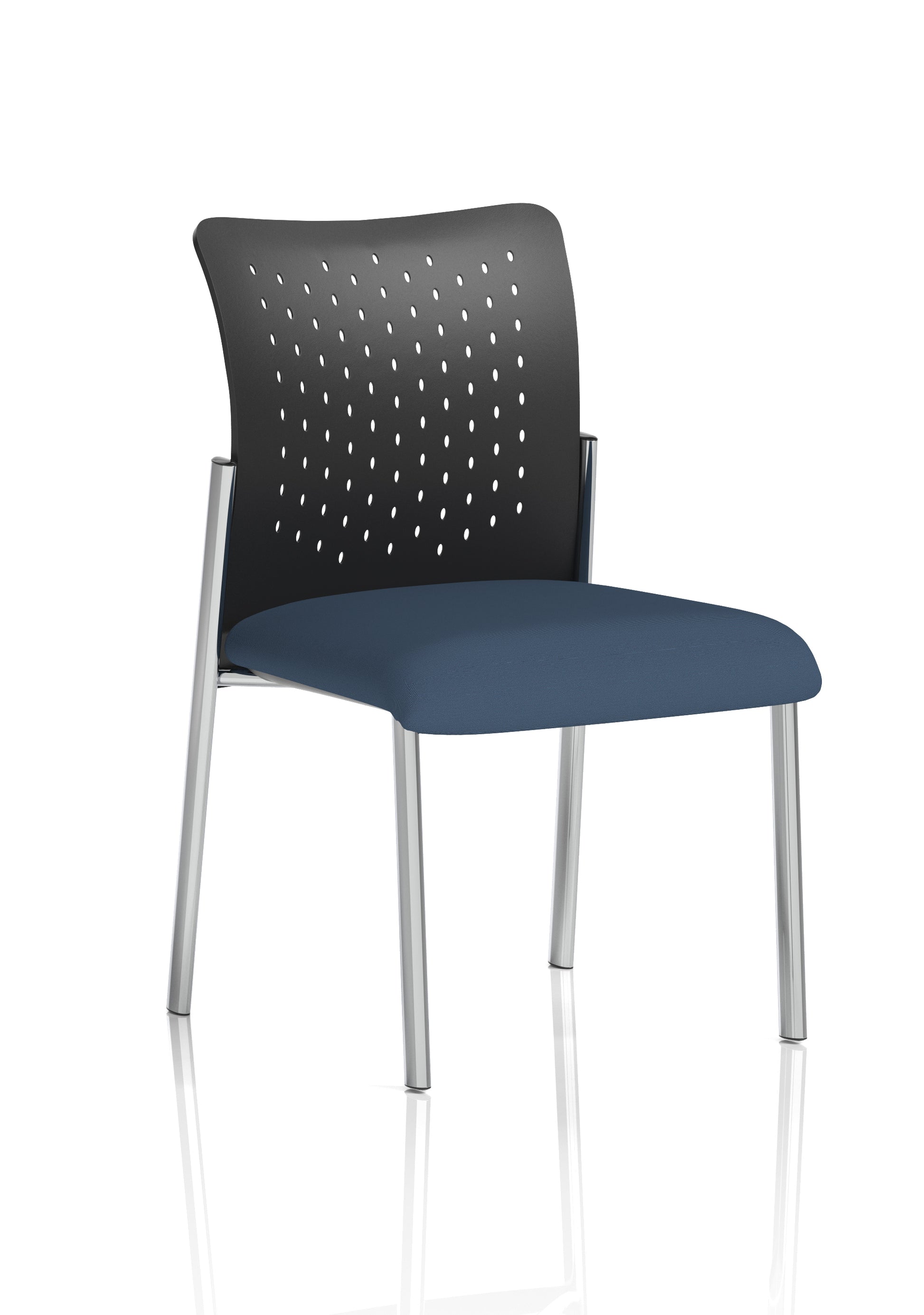 Academy Stacking Medium Back Visitor Office Chair In Quest Fabric