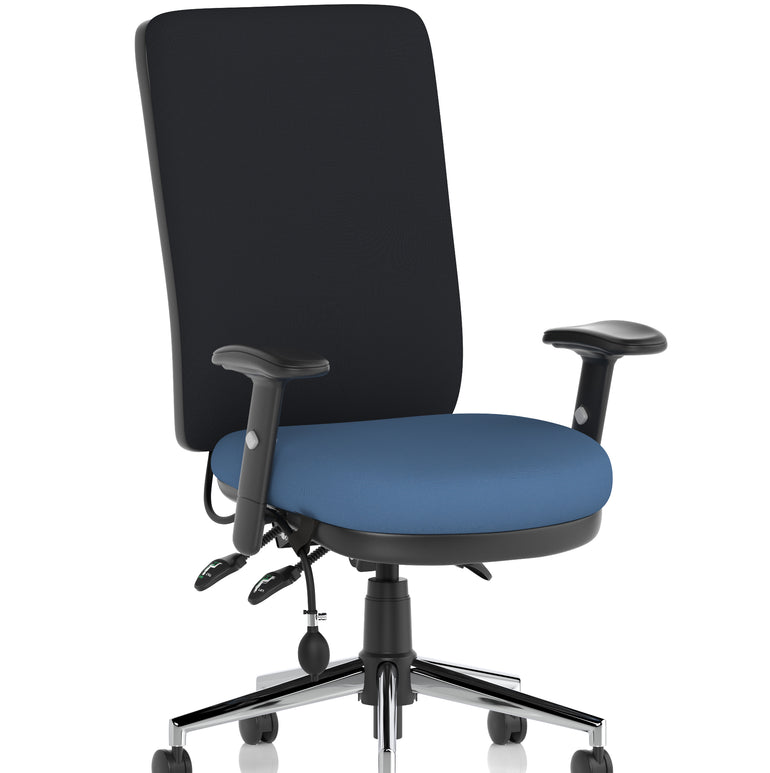 Chiro High Back Task Operator Office Chair In Quest Fabric