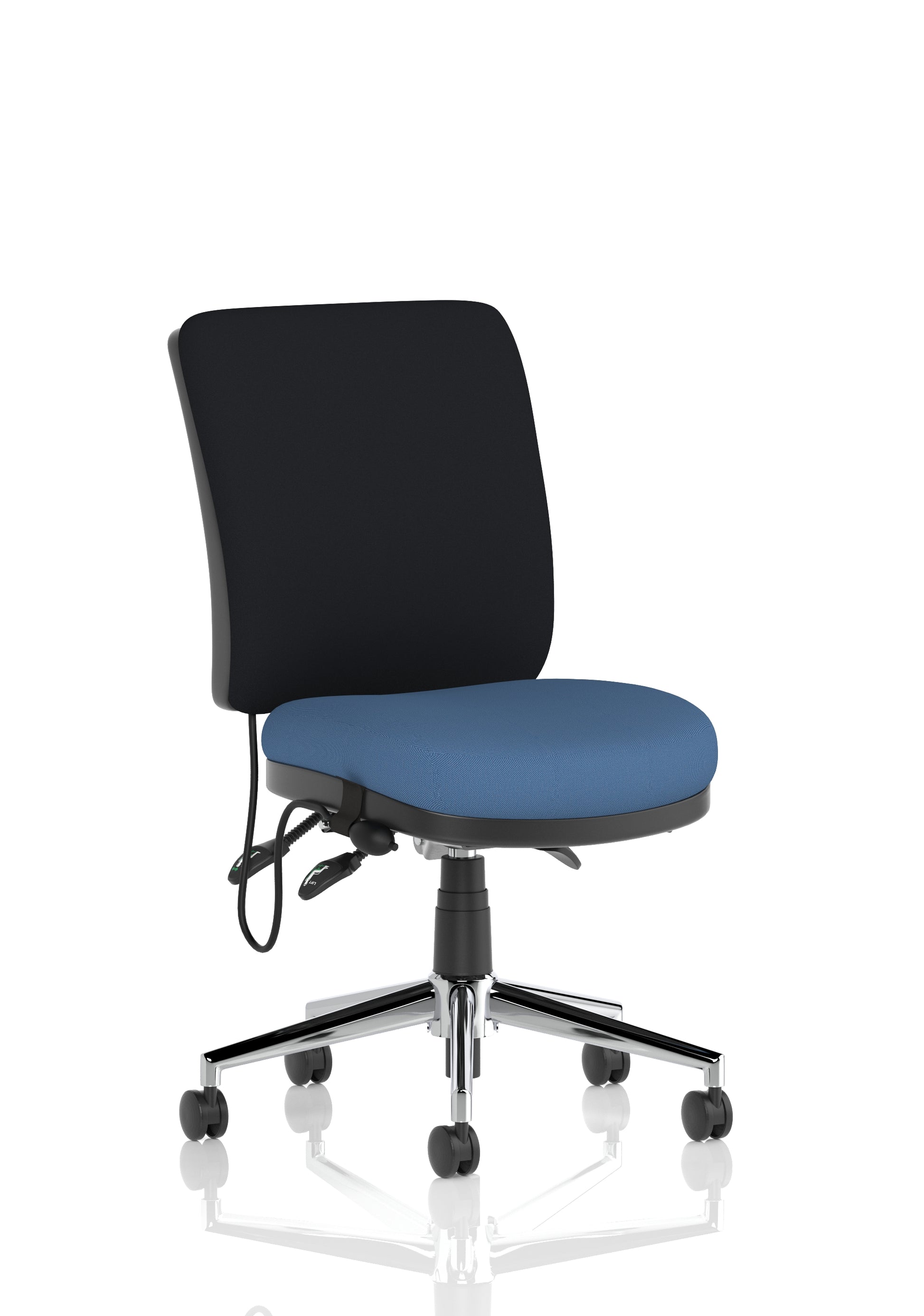 Chiro Medium Back Task Operator Office Chair In Quest Fabric