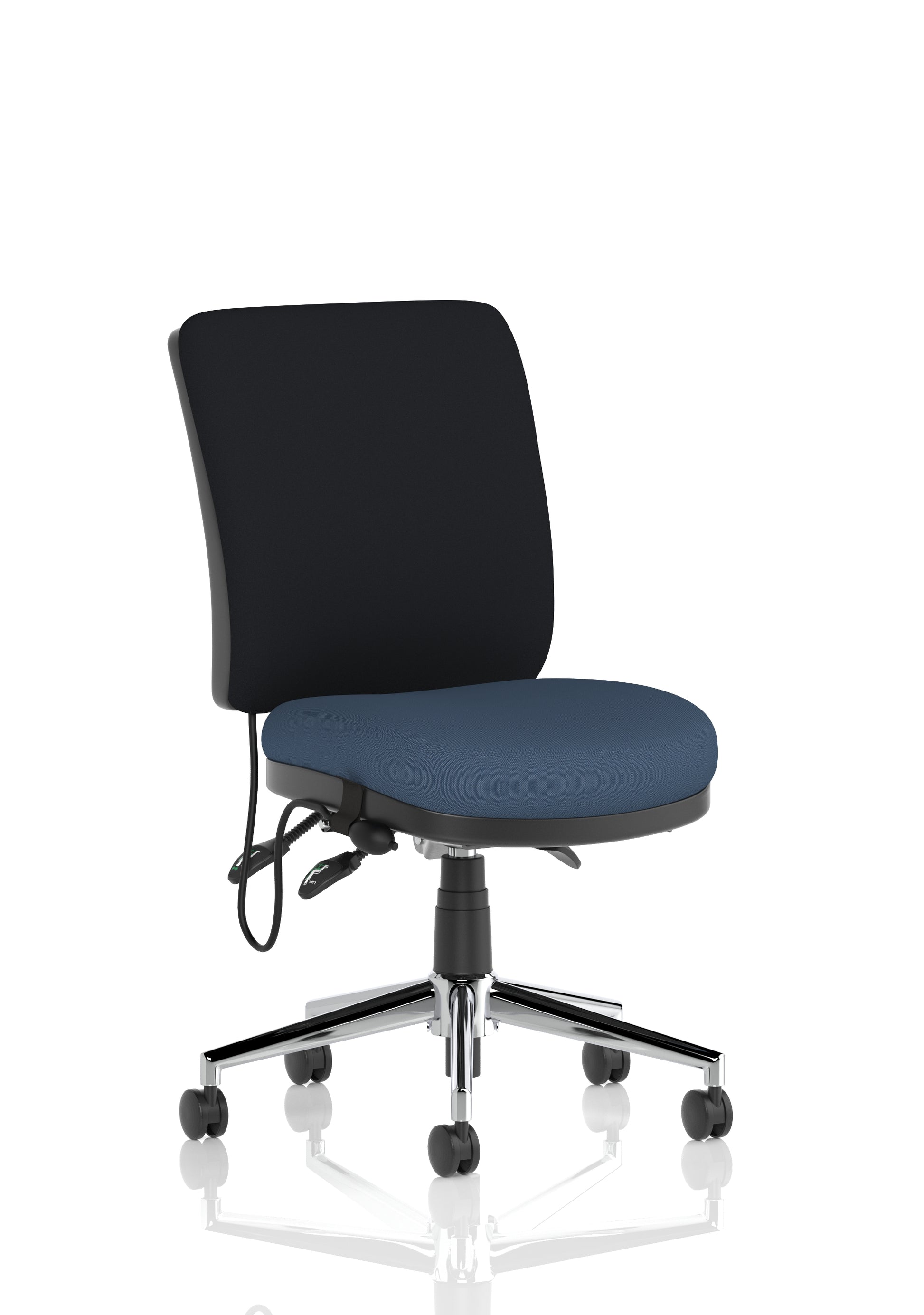 Chiro Medium Back Task Operator Office Chair In Quest Fabric