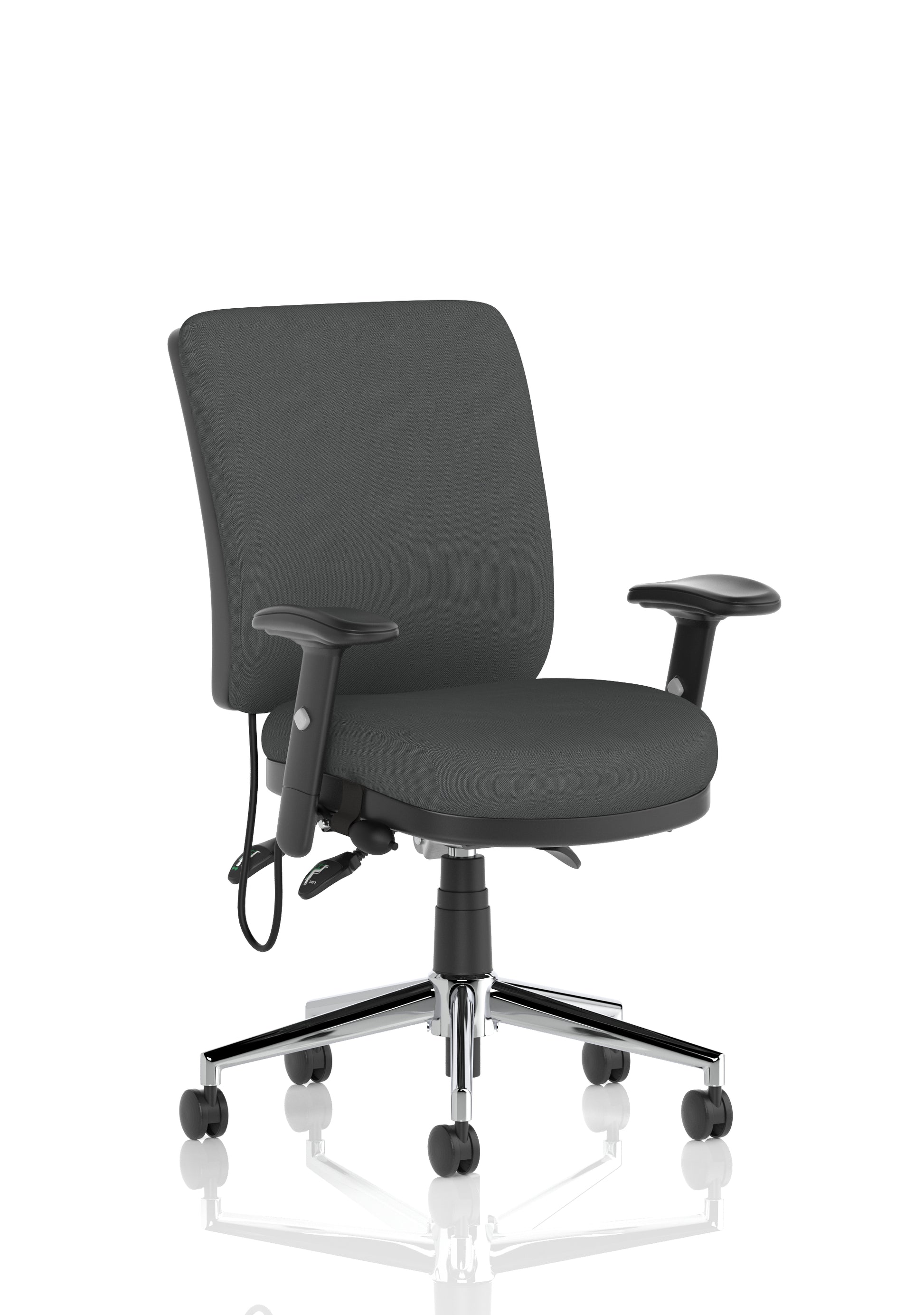 Chiro Medium Back Task Operator Office Chair In Quest Fabric