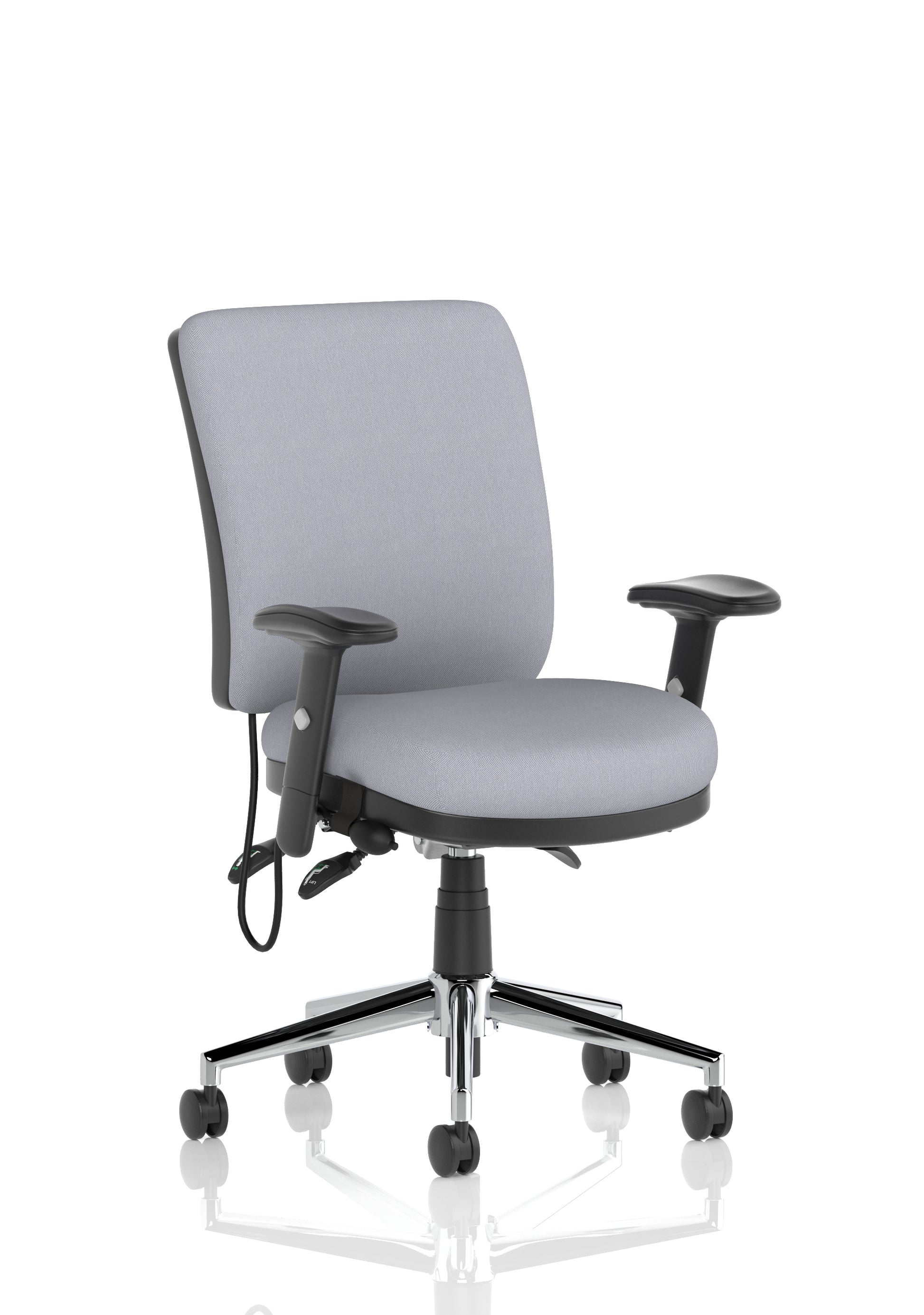 Chiro Medium Back Task Operator Office Chair In Quest Fabric