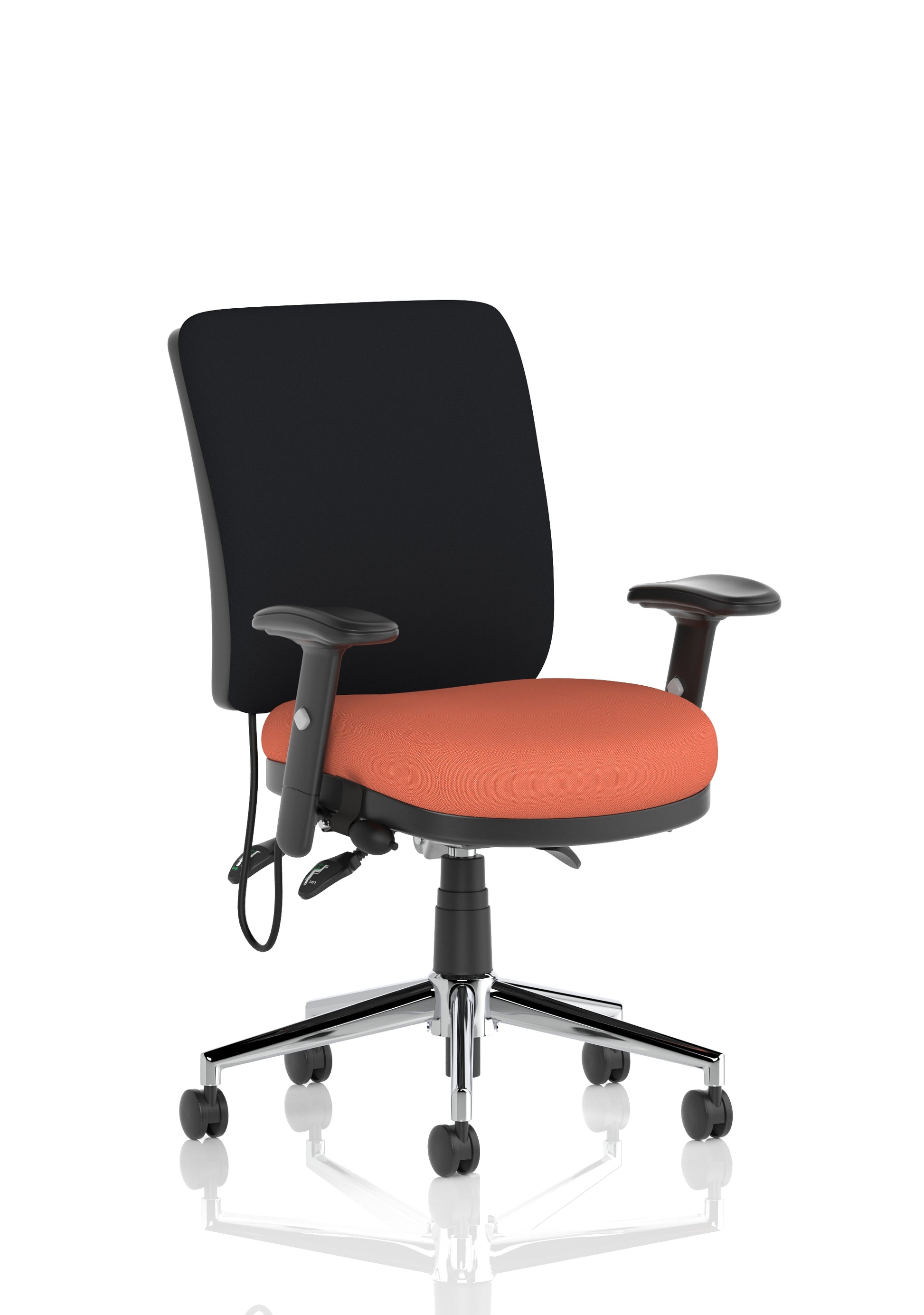 Chiro Medium Back Task Operator Office Chair In Quest Fabric
