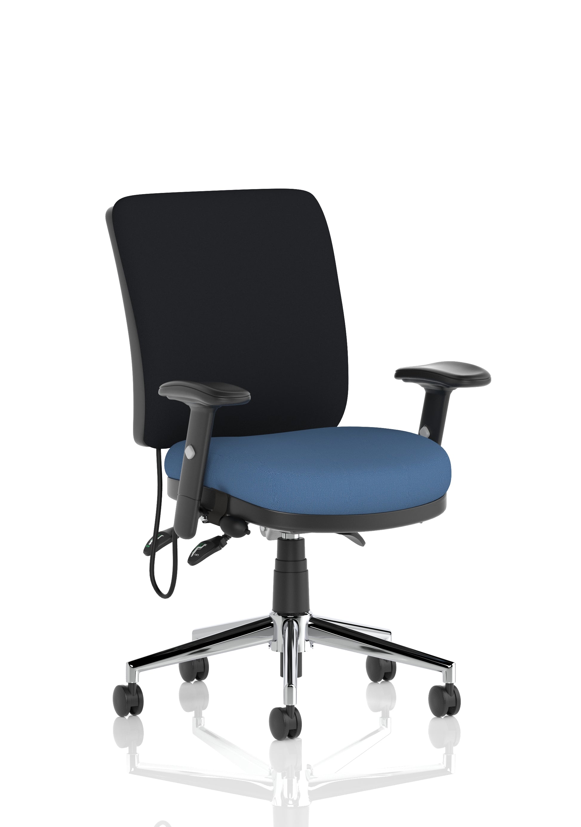 Chiro Medium Back Task Operator Office Chair In Quest Fabric
