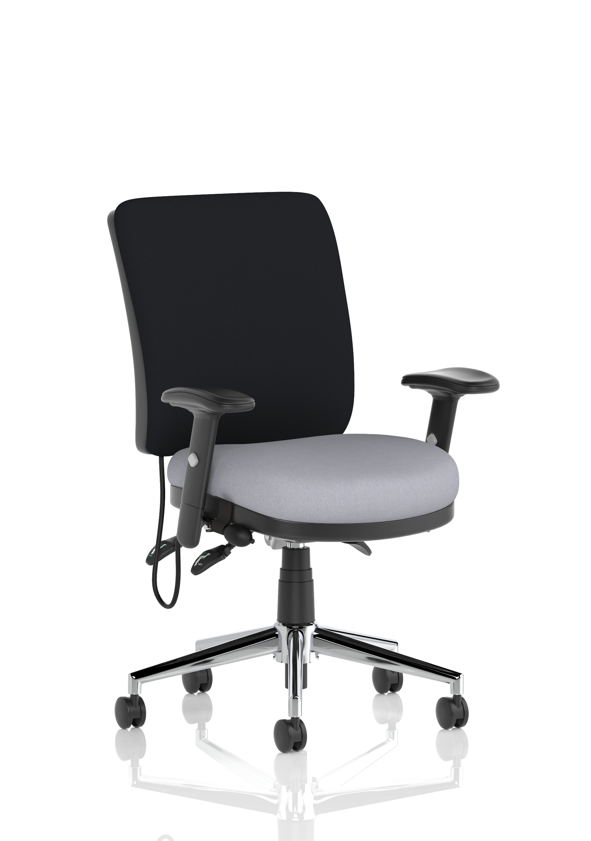 Chiro Medium Back Task Operator Office Chair In Quest Fabric