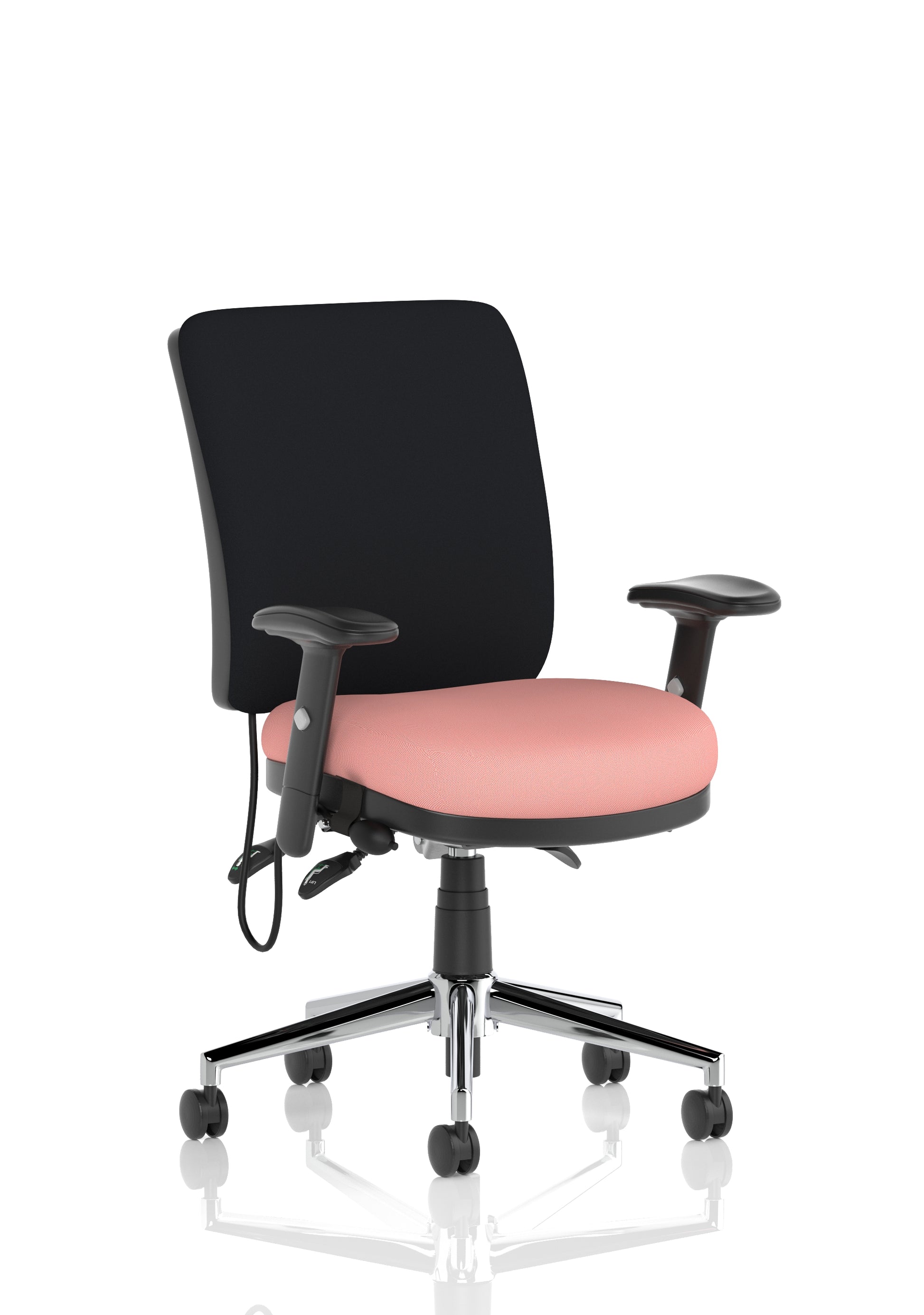 Chiro Medium Back Task Operator Office Chair In Quest Fabric