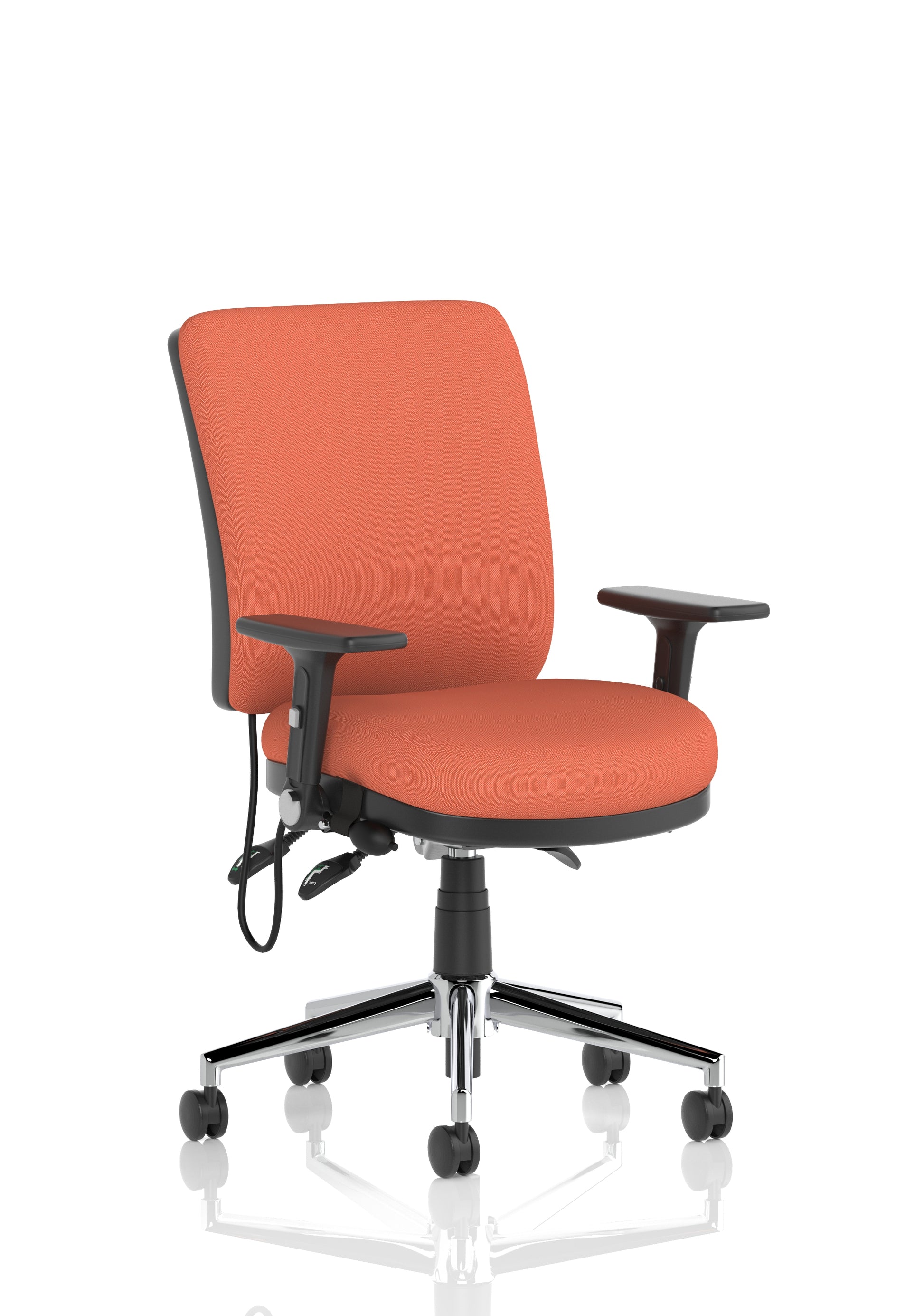 Chiro Medium Back Task Operator Office Chair In Quest Fabric
