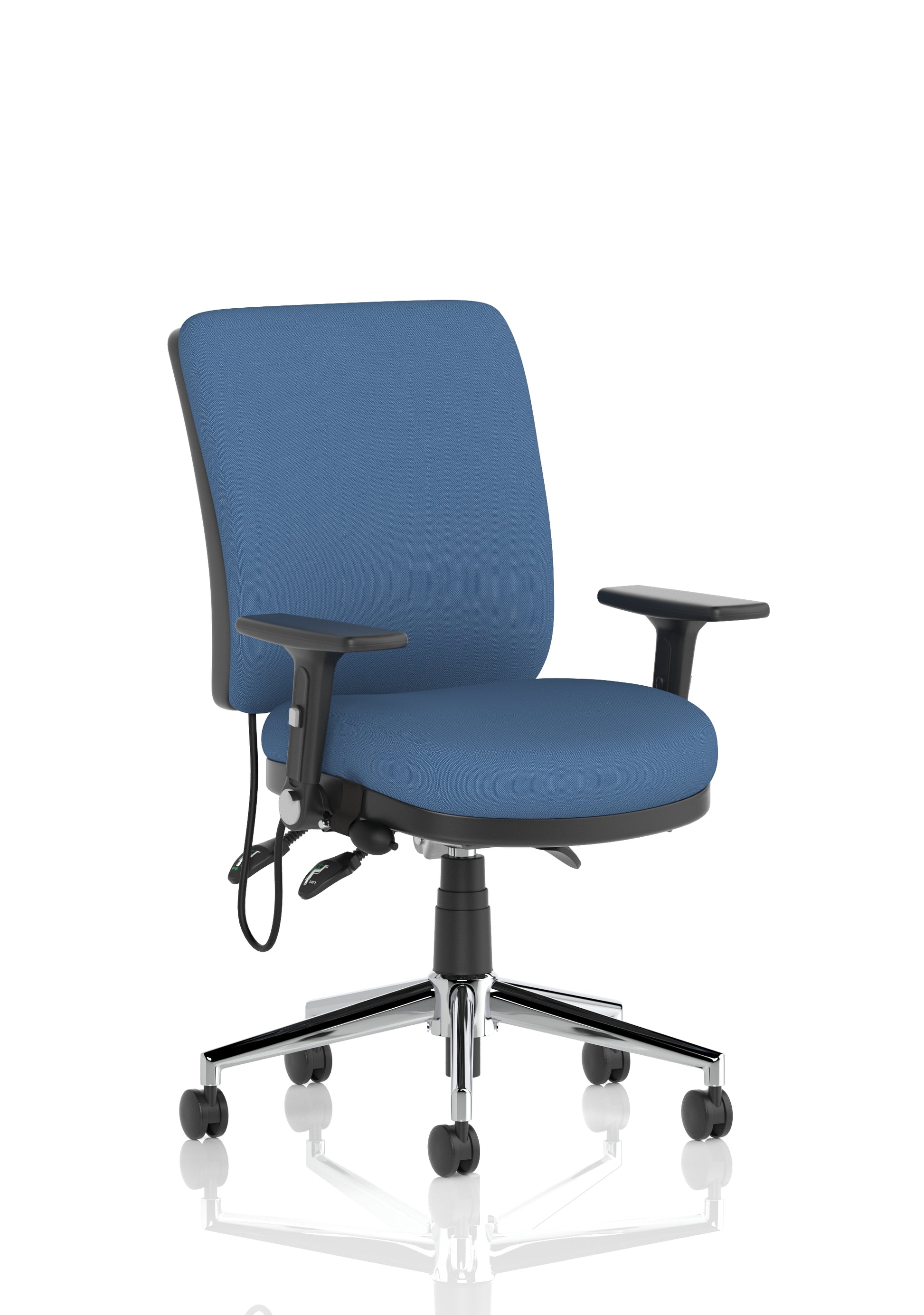 Chiro Medium Back Task Operator Office Chair In Quest Fabric