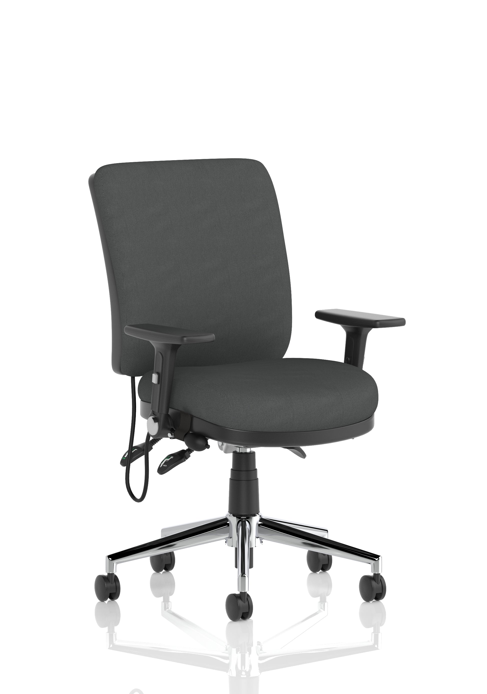 Chiro Medium Back Task Operator Office Chair In Quest Fabric
