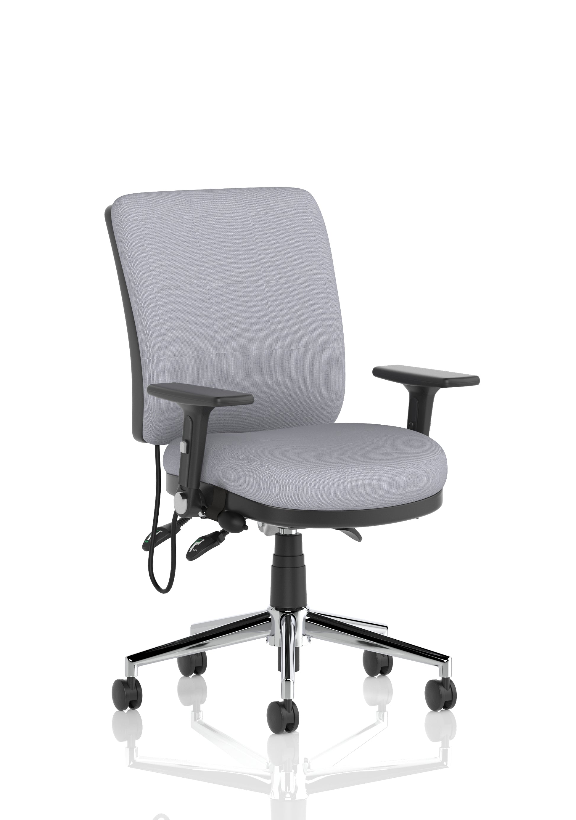Chiro Medium Back Task Operator Office Chair In Quest Fabric