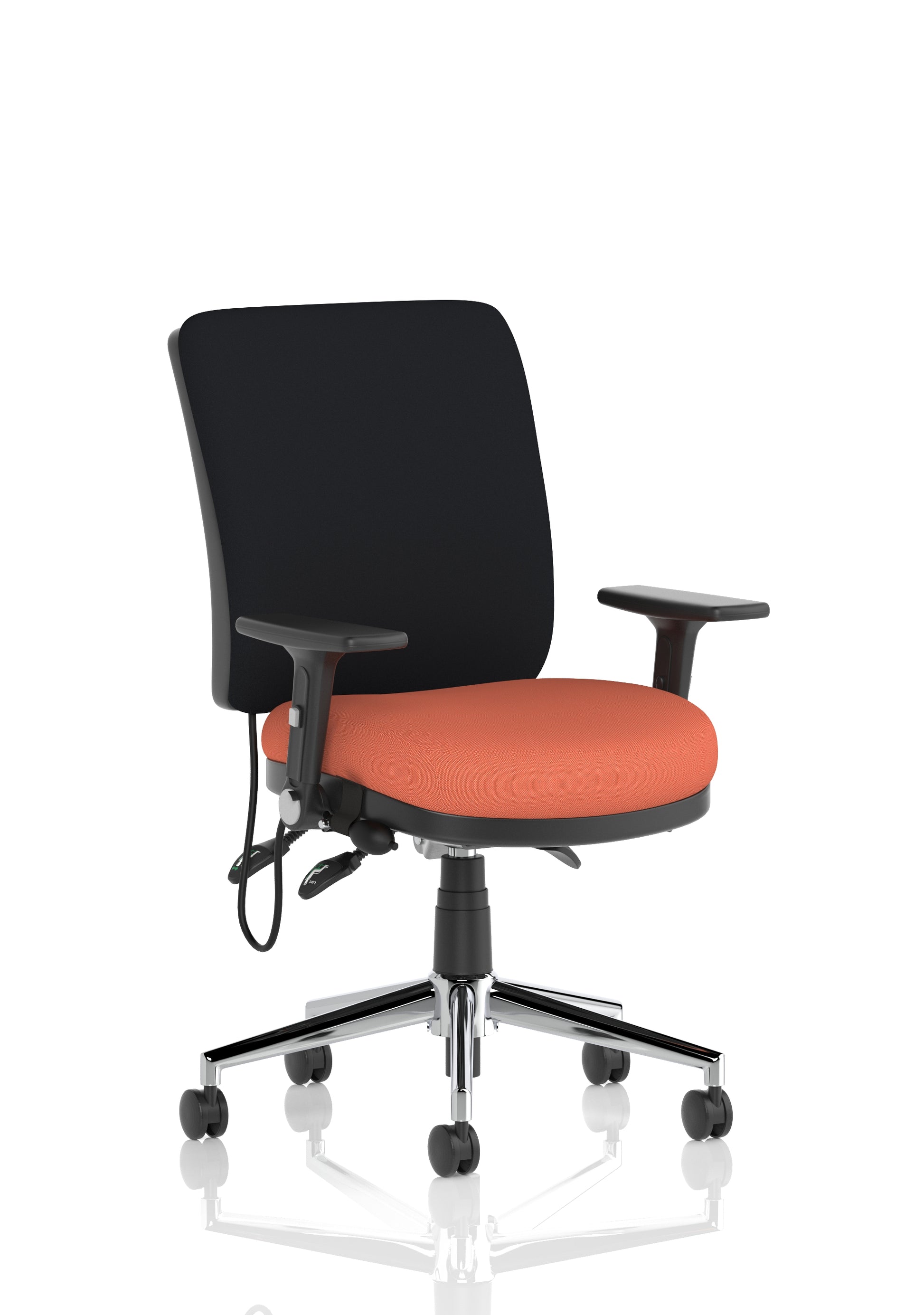 Chiro Medium Back Task Operator Office Chair In Quest Fabric