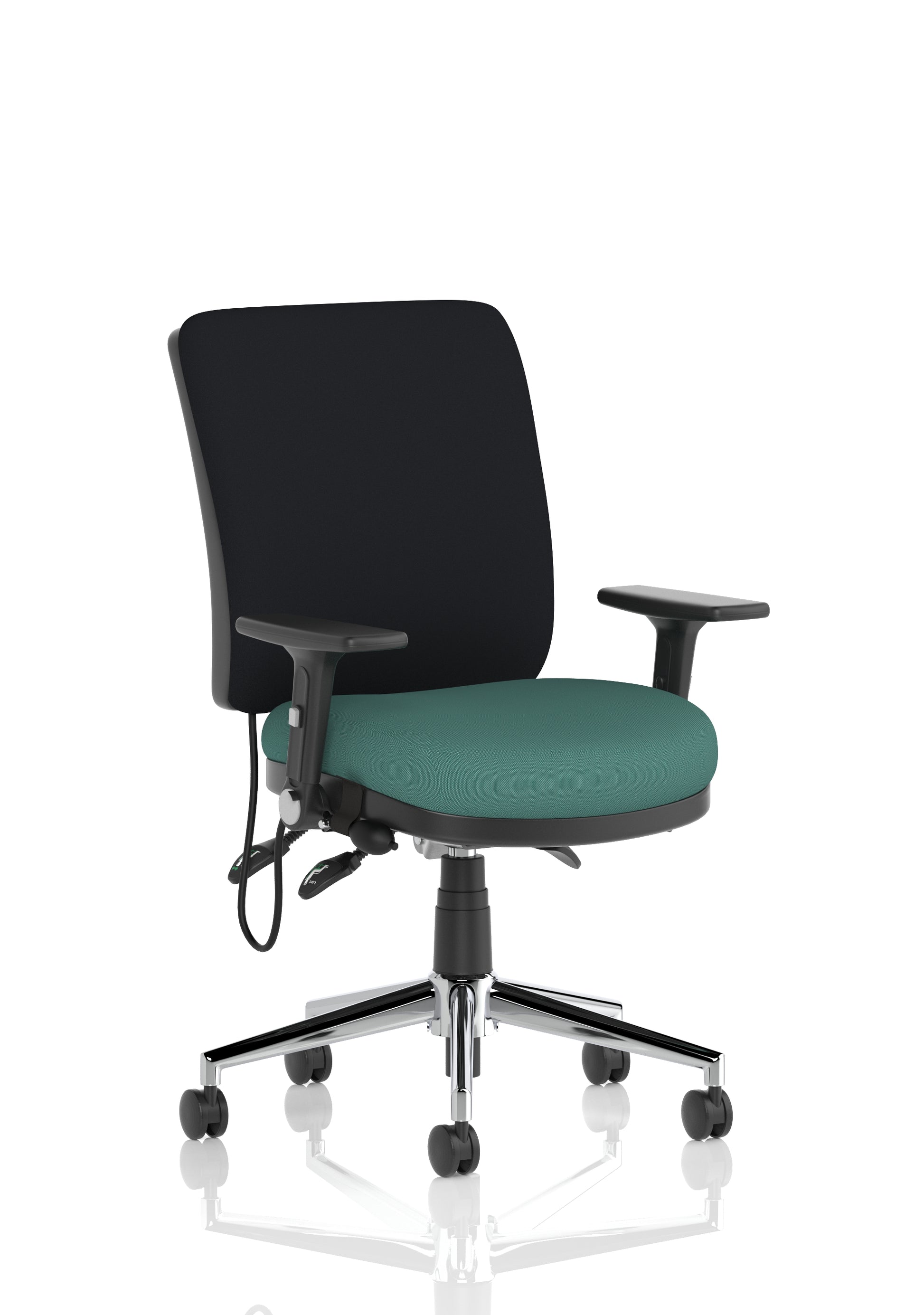 Chiro Medium Back Task Operator Office Chair In Quest Fabric