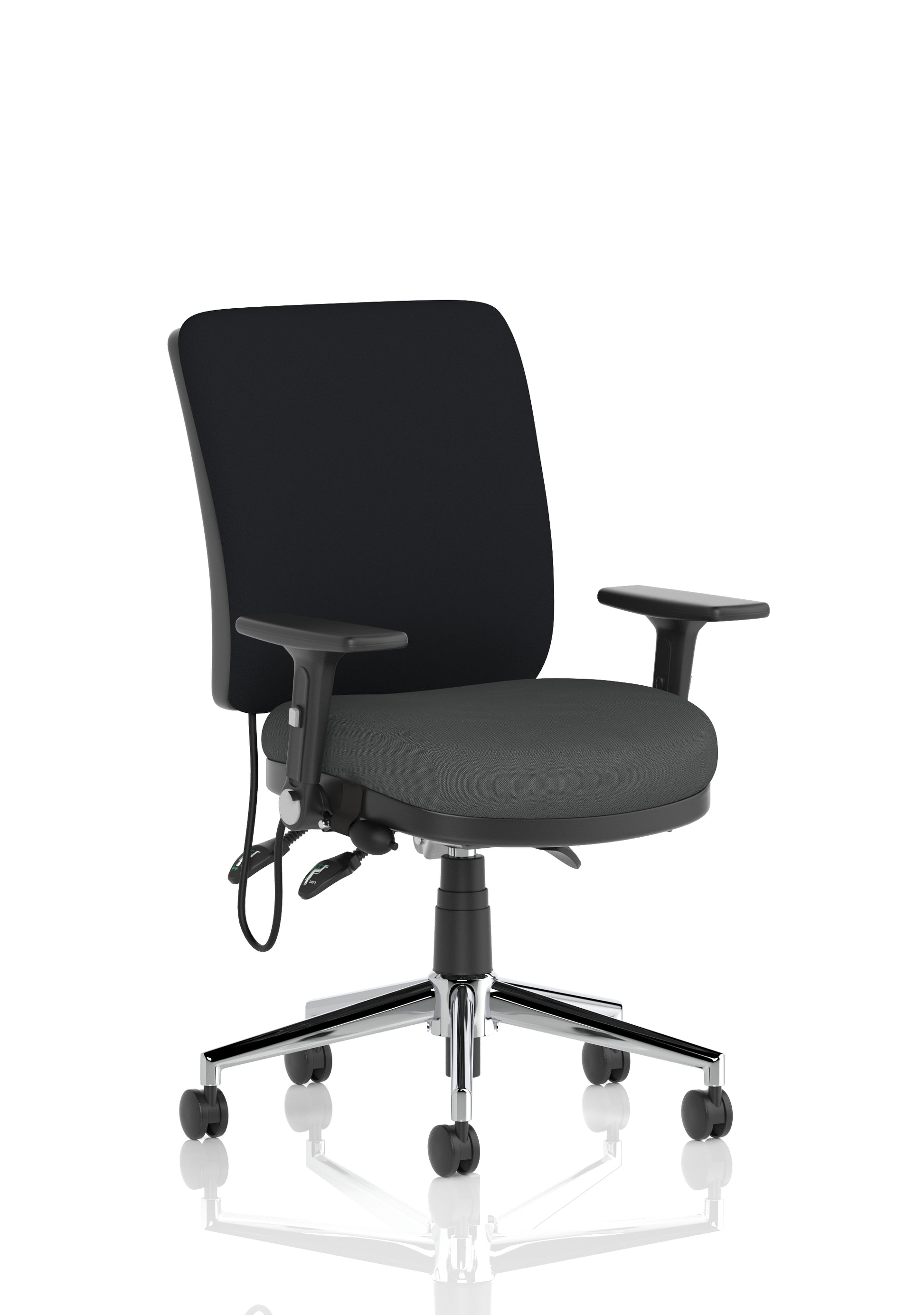 Chiro Medium Back Task Operator Office Chair In Quest Fabric