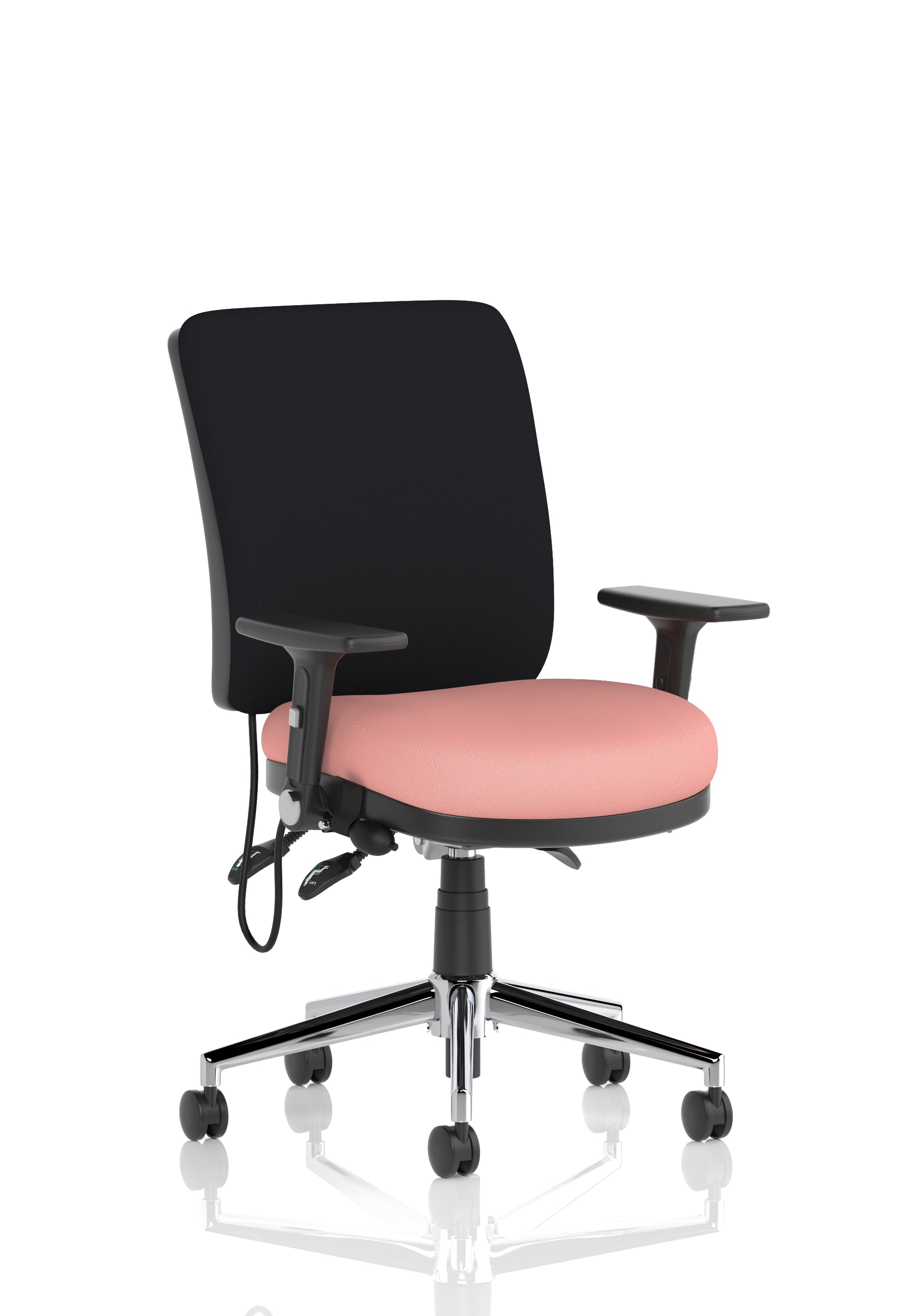 Chiro Medium Back Task Operator Office Chair In Quest Fabric