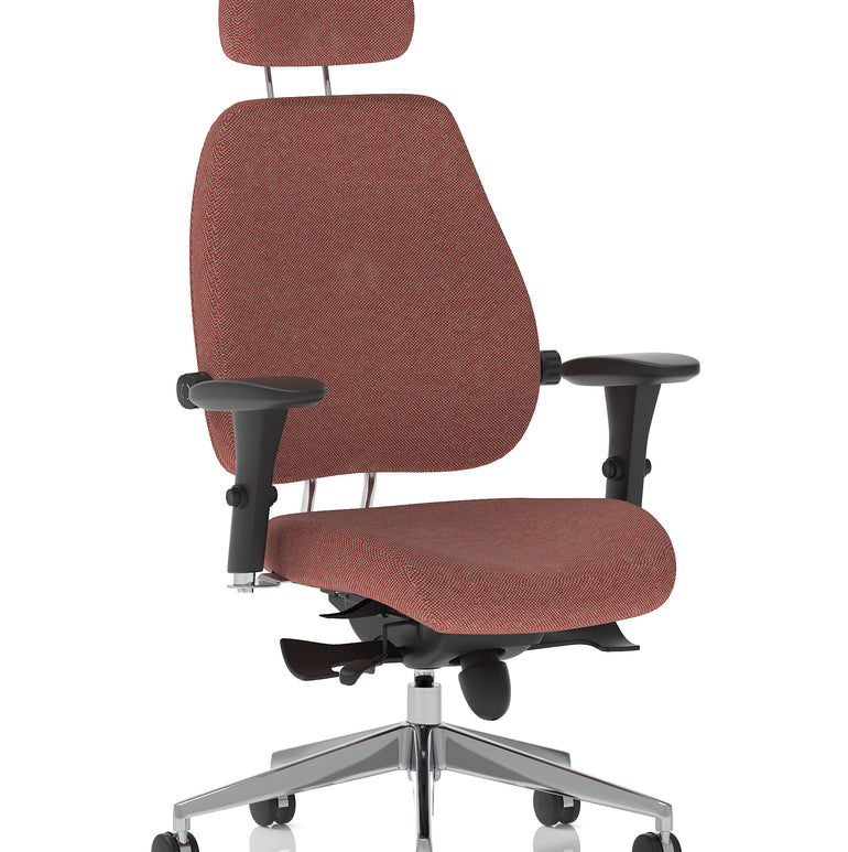 Chiro Plus Ultimate High Back Ergonomic Posture Chair with Arms and Headrest