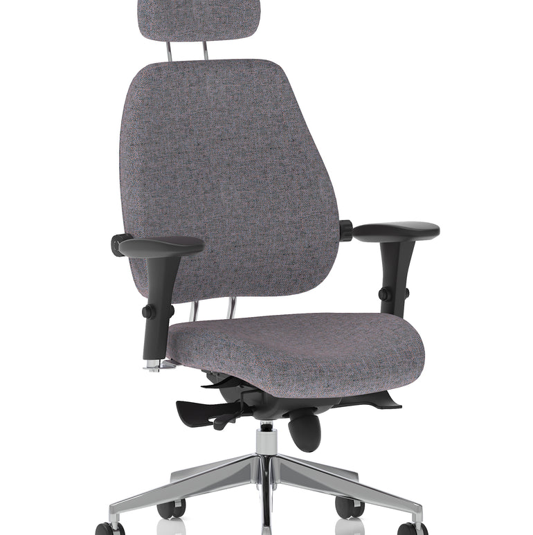 Chiro Plus Ultimate High Back Ergonomic Posture Chair with Arms and Headrest
