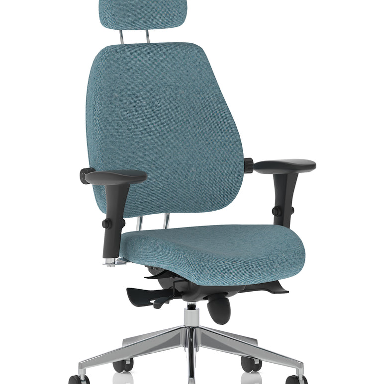 Chiro Plus Ultimate High Back Ergonomic Posture Chair with Arms and Headrest
