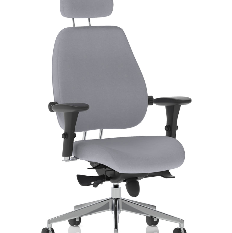 Chiro Plus Ultimate High Back Ergonomic Posture Chair with Arms and Headrest