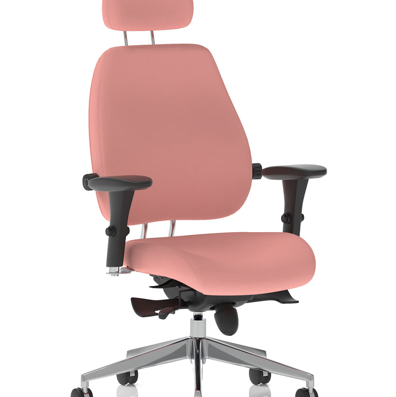 Chiro Plus Ultimate High Back Ergonomic Posture Chair with Arms and Headrest