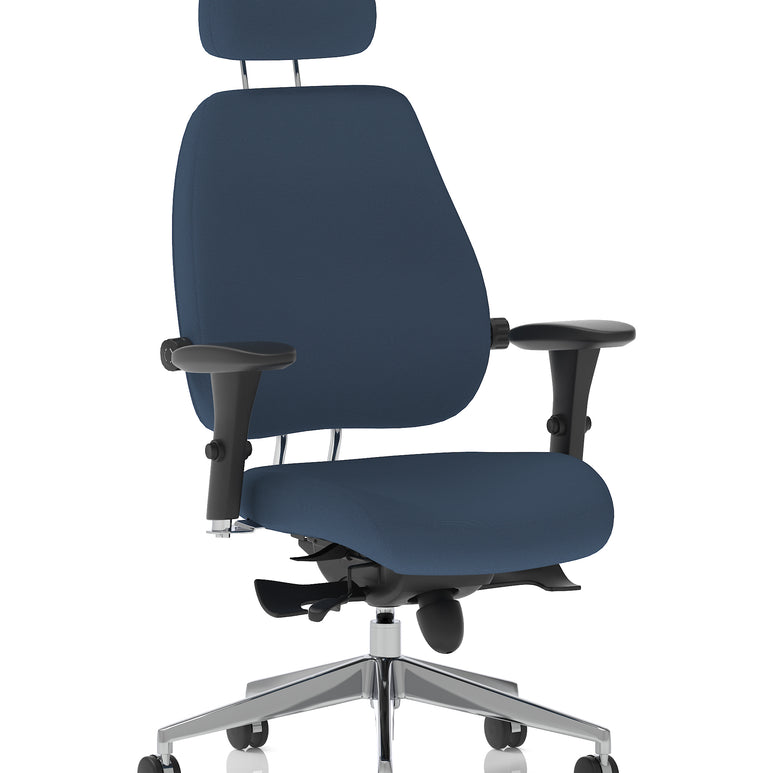Chiro Plus Ultimate High Back Ergonomic Posture Chair with Arms and Headrest