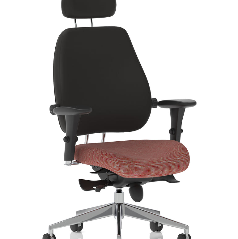 Chiro Plus Ultimate High Back Ergonomic Posture Chair with Arms and Headrest