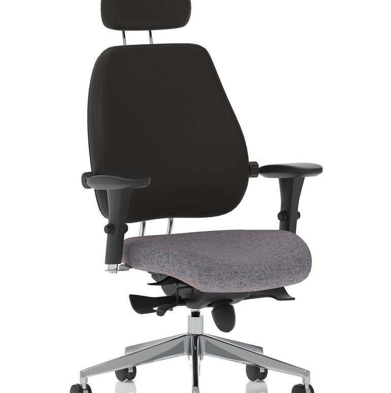 Chiro Plus Ultimate High Back Ergonomic Posture Chair with Arms and Headrest