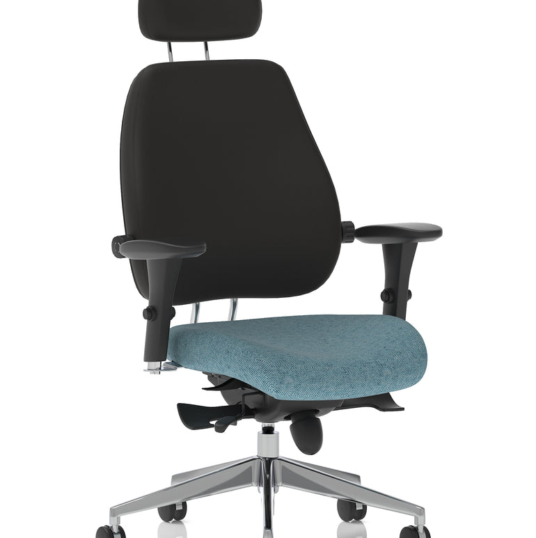 Chiro Plus Ultimate High Back Ergonomic Posture Chair with Arms and Headrest