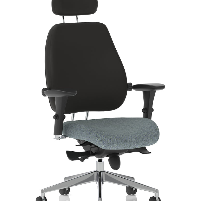 Chiro Plus Ultimate High Back Ergonomic Posture Chair with Arms and Headrest