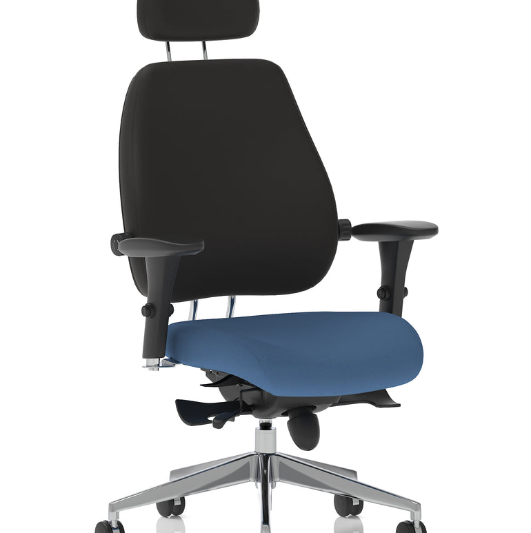 Chiro Plus Ultimate High Back Ergonomic Posture Chair with Arms and Headrest