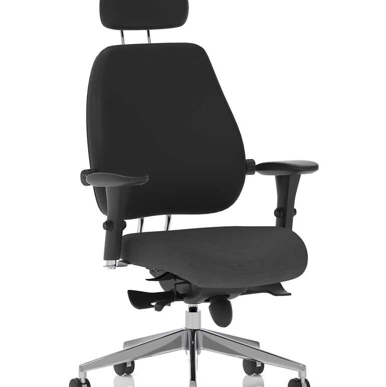 Chiro Plus Ultimate High Back Ergonomic Posture Chair with Arms and Headrest