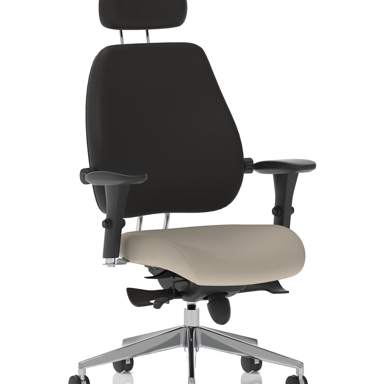 Chiro Plus Ultimate High Back Ergonomic Posture Chair with Arms and Headrest
