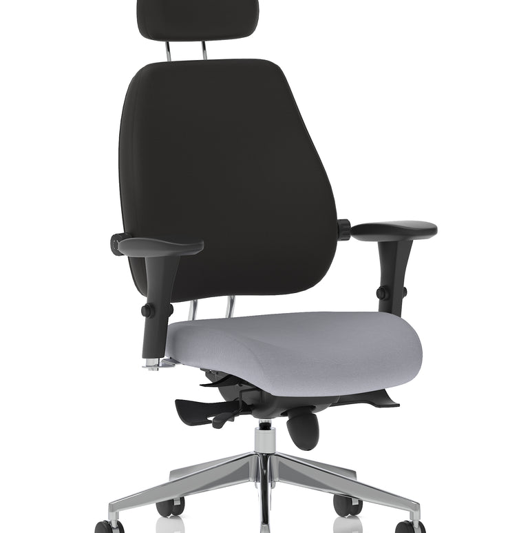 Chiro Plus Ultimate High Back Ergonomic Posture Chair with Arms and Headrest