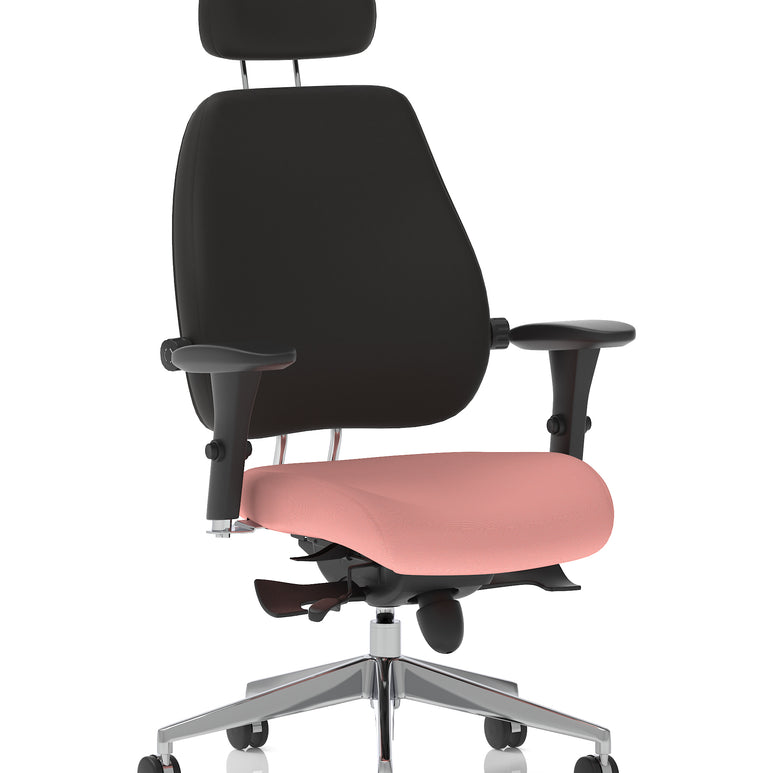 Chiro Plus Ultimate High Back Ergonomic Posture Chair with Arms and Headrest