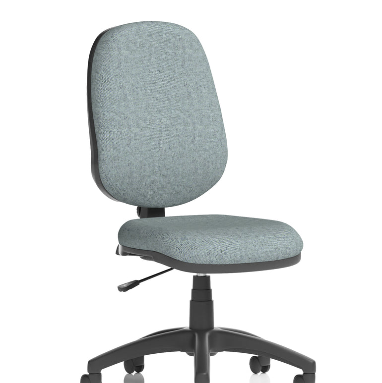 Eclipse Plus I Medium Back Task Operator Office Chair In Quest And Rivet Fabric