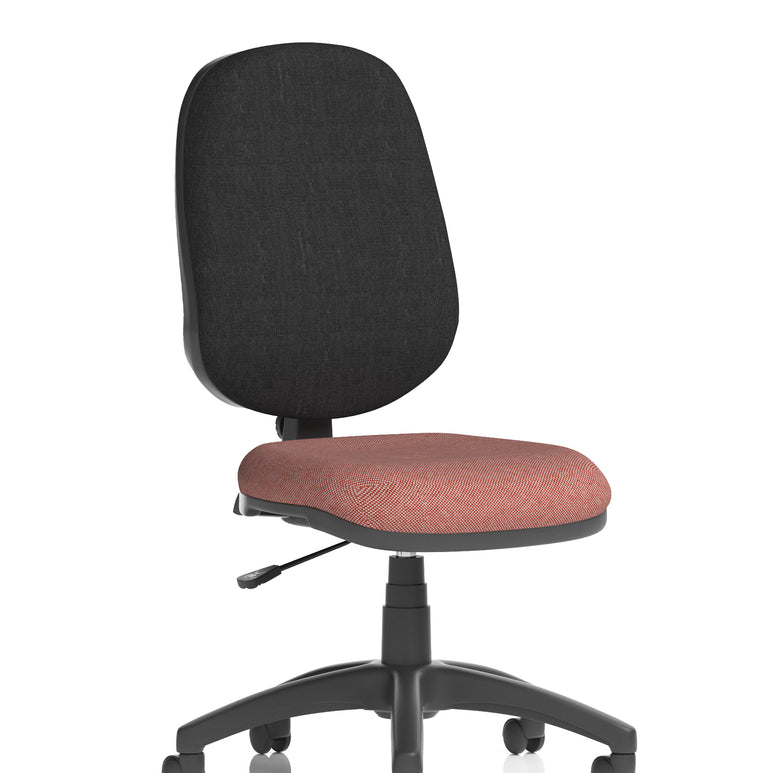 Eclipse Plus I Medium Back Task Operator Office Chair In Quest And Rivet Fabric