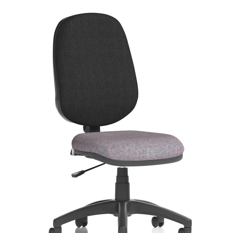 Eclipse Plus I Medium Back Task Operator Office Chair In Quest And Rivet Fabric